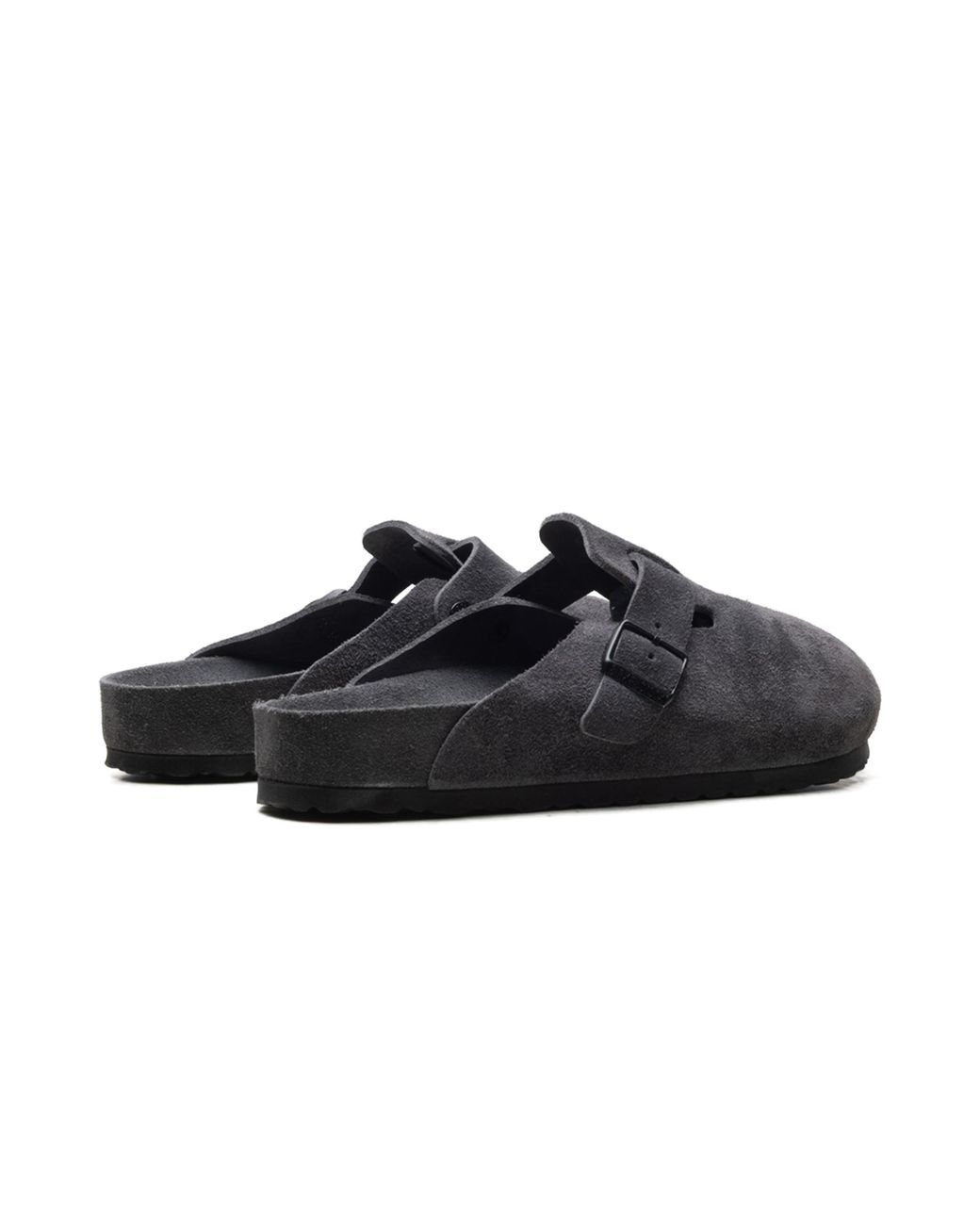 Birkenstock Black Boston Exquisite Suede "Charcoal" 1031485" for men