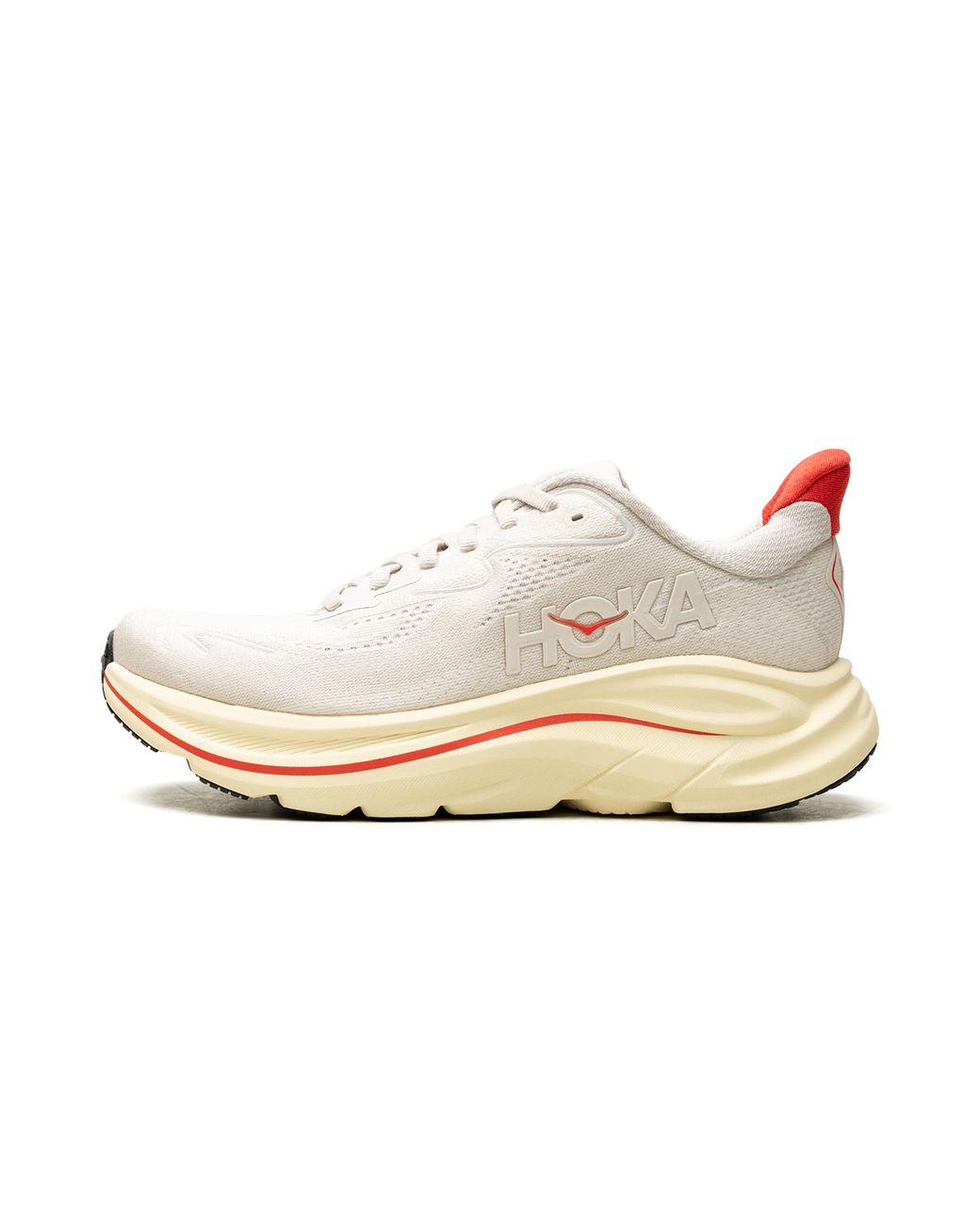 Hoka One One White One Clifton 10 "Stucco" 1162031 Sccc"