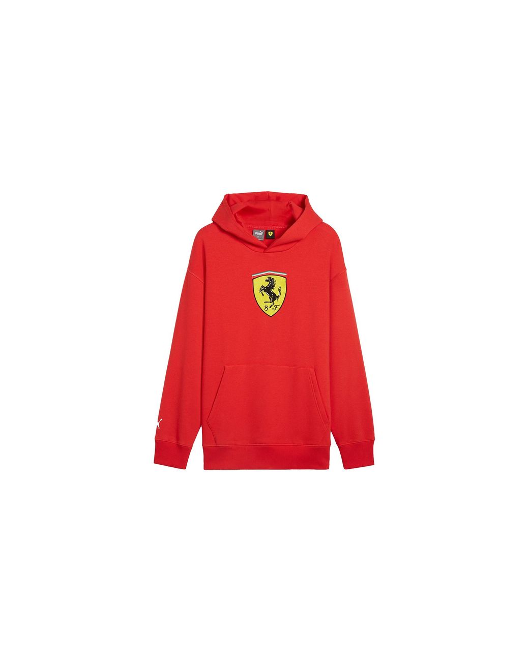 PUMA Red Ferrari Race Big Shield Hoodie 627054 02" for men