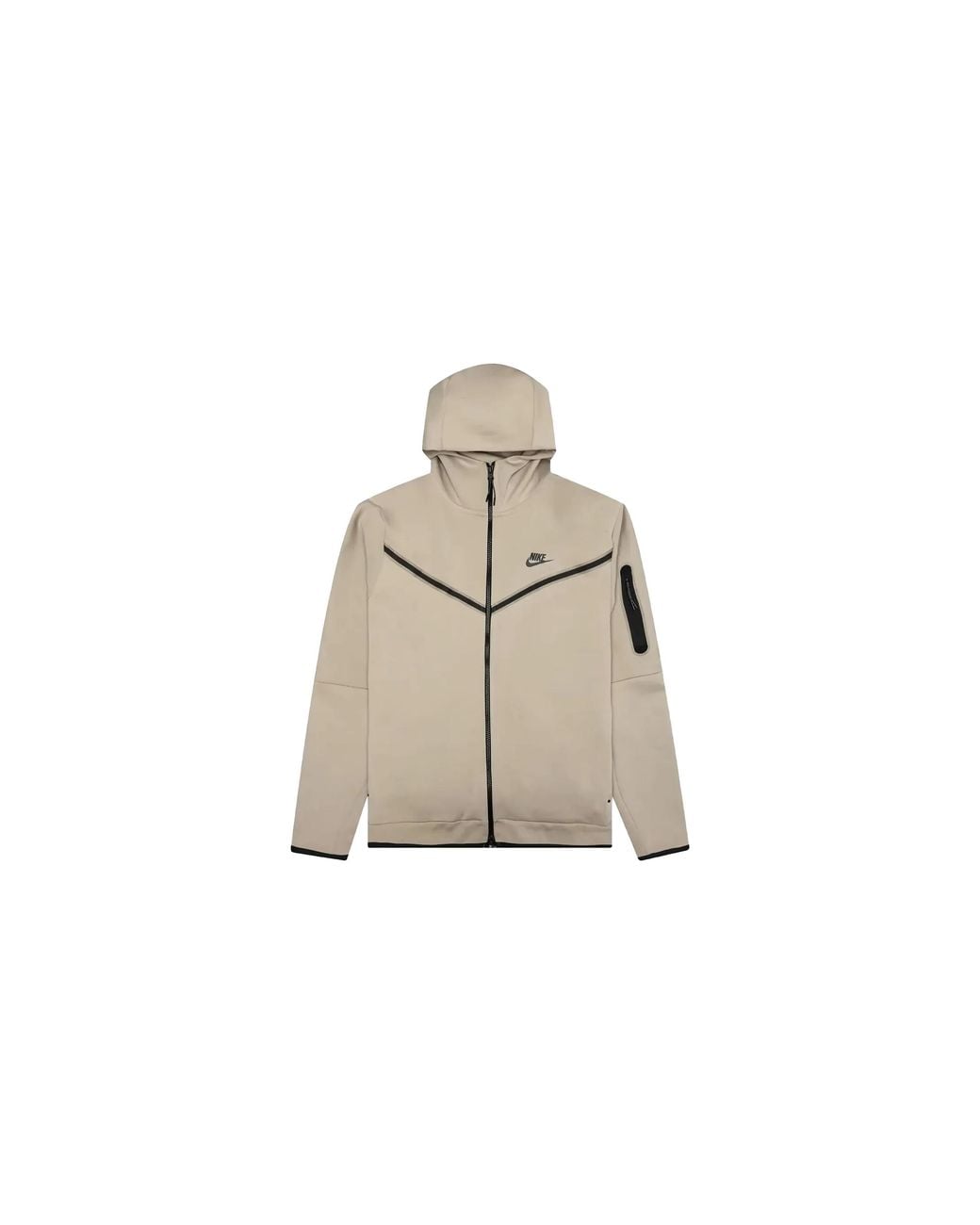 Nike Black Sportswear Tech Fleece Full-Zip Hoodie "Khaki" Cu4489 247" for men
