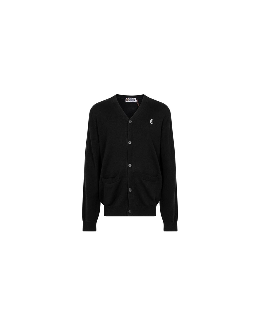 A Bathing Ape Black Cardigan X Kid Cudi for men