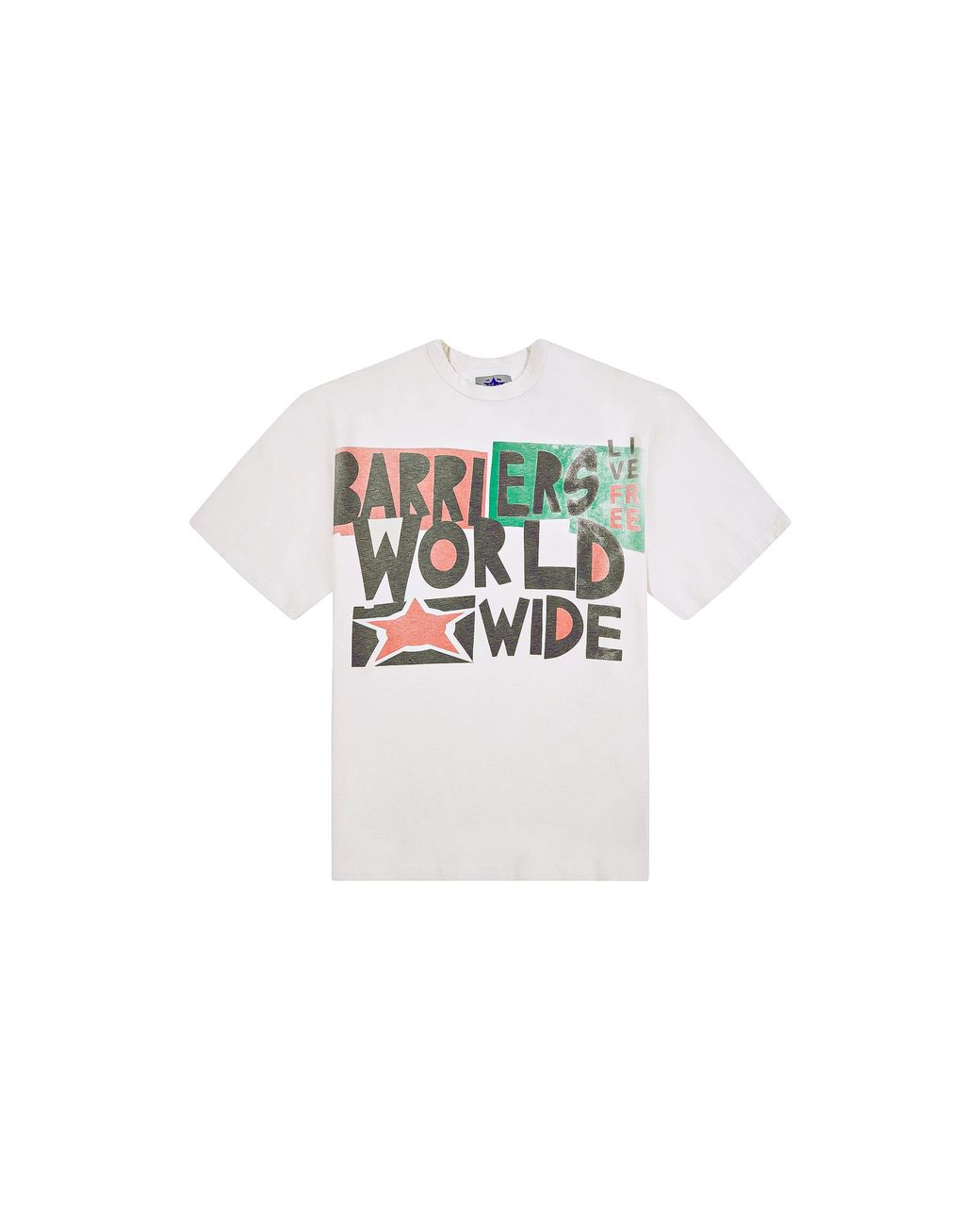 Barriers Black Worldwide T-Shirt "Off- Bar57" for men