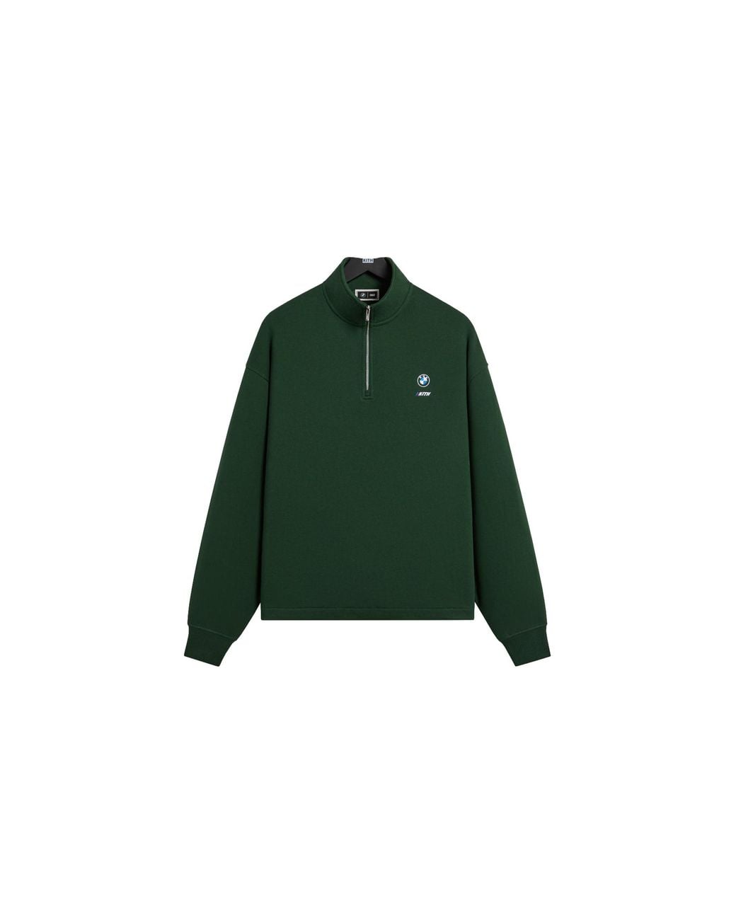 Kith Green Bmw Nelson Quarter Zip "Vitality" Khmg030028 345" for men