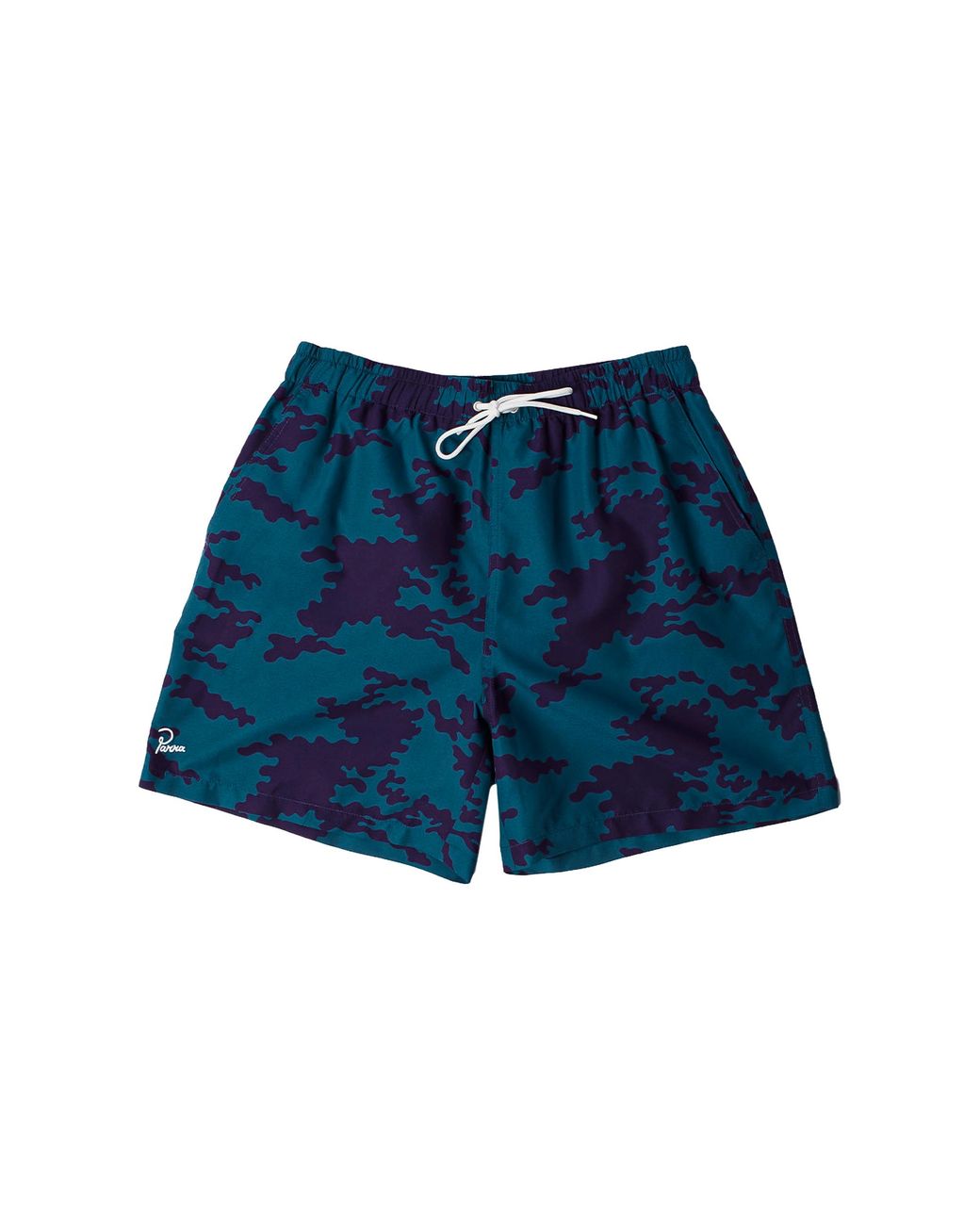 by Parra Blue Camo Swim Shorts 56160" for men