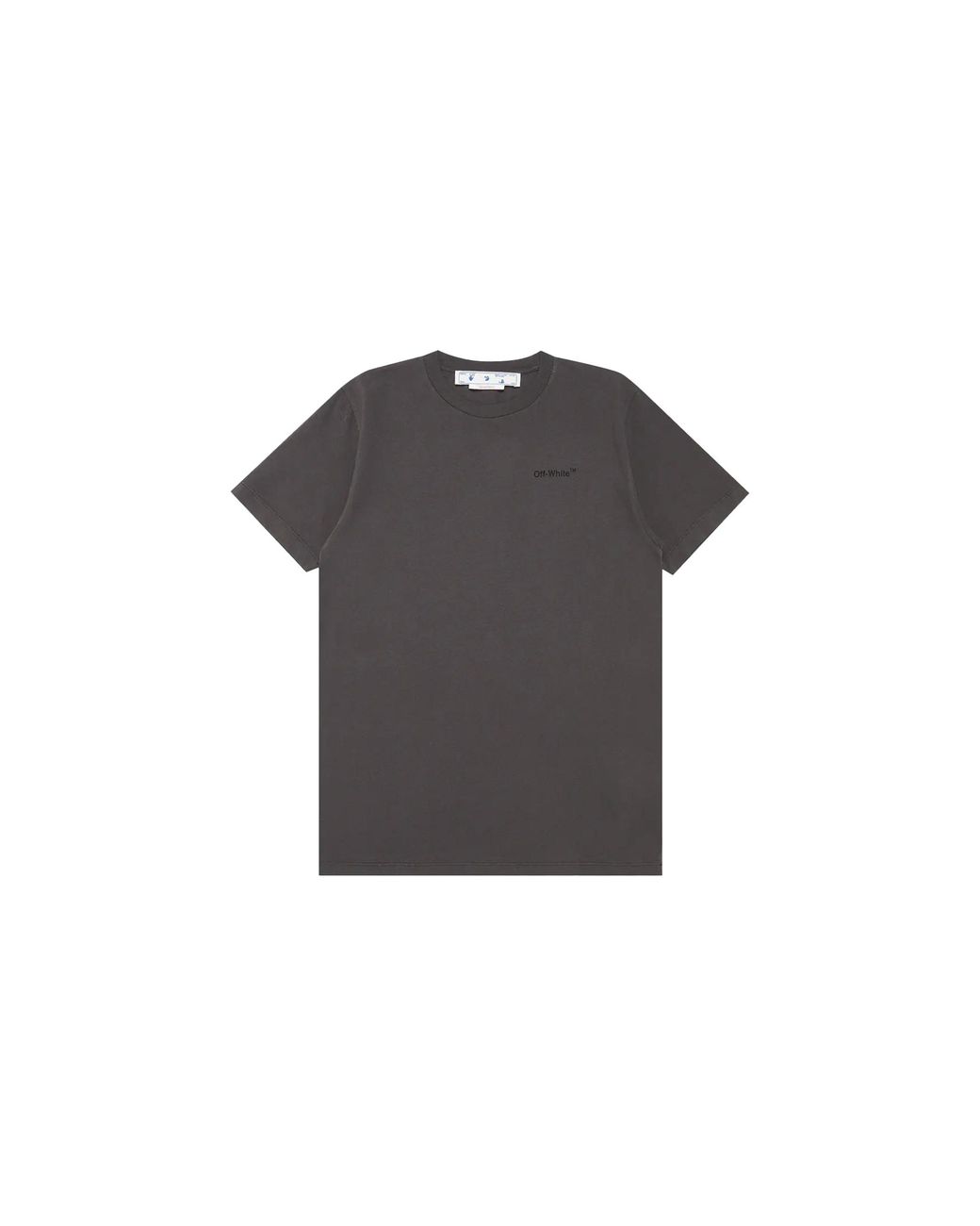 Off-White c/o Virgil Abloh Black Diag Tab Vtg Slim/T-Shirt Omaa027C99Jer01 01010" for men