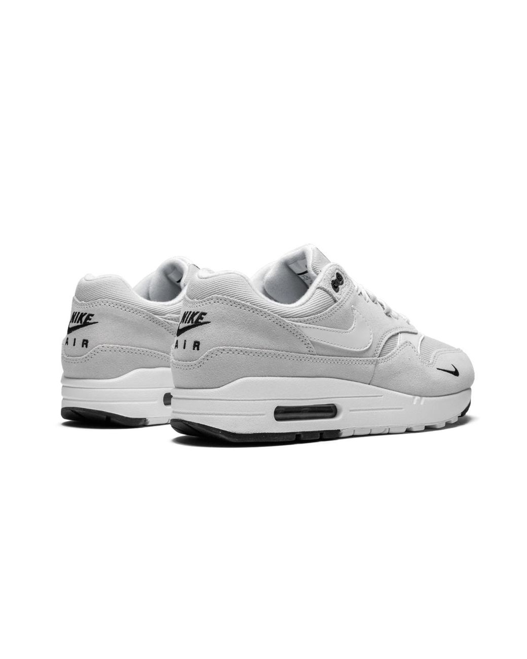 Nike Black Air Max 1 Premium "Pure Platinum" 875844 006" for men