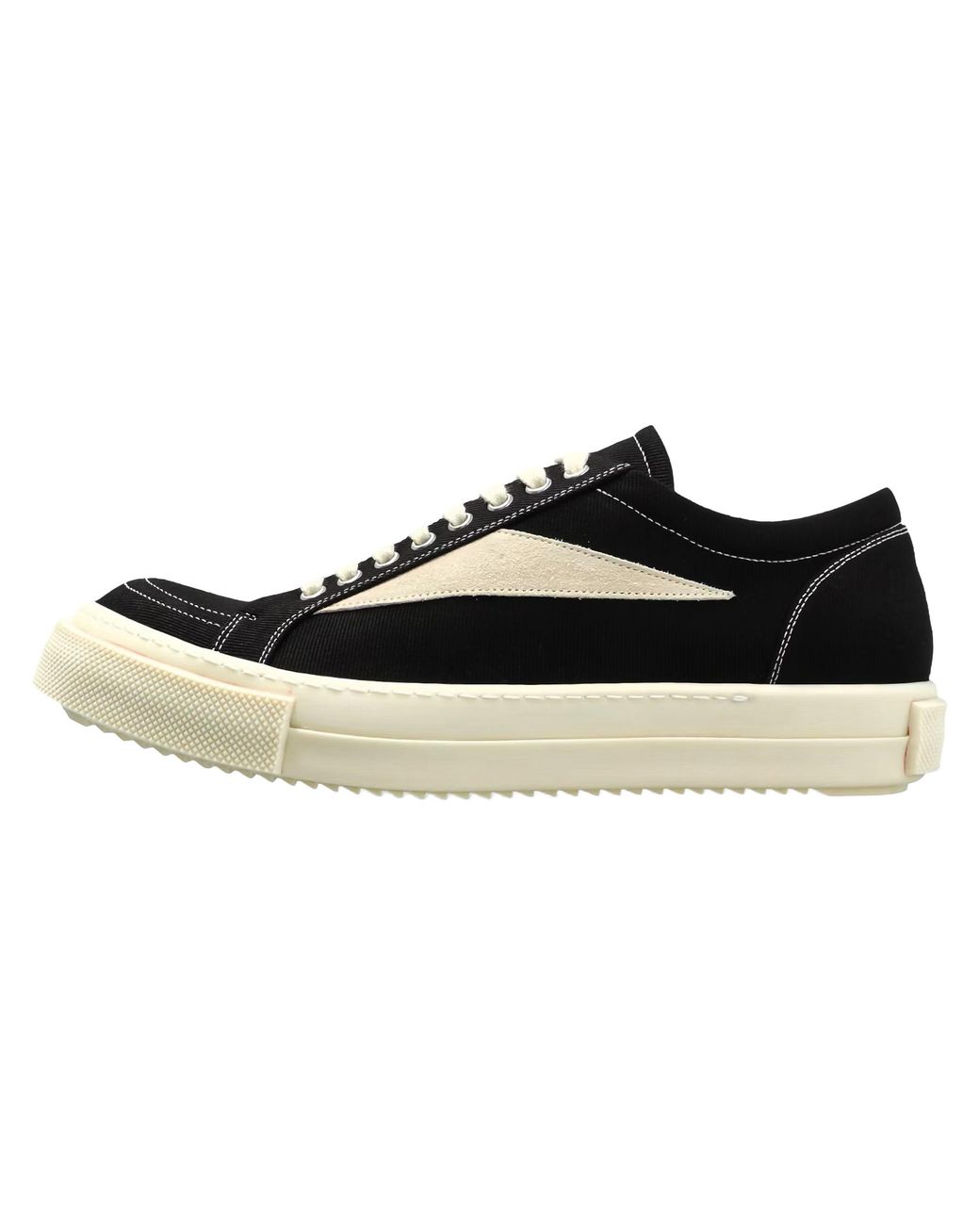 Rick Owens Black Vintage Sneakers "Sand Milk" Du01F4803 Dsnlvs 13811" for men