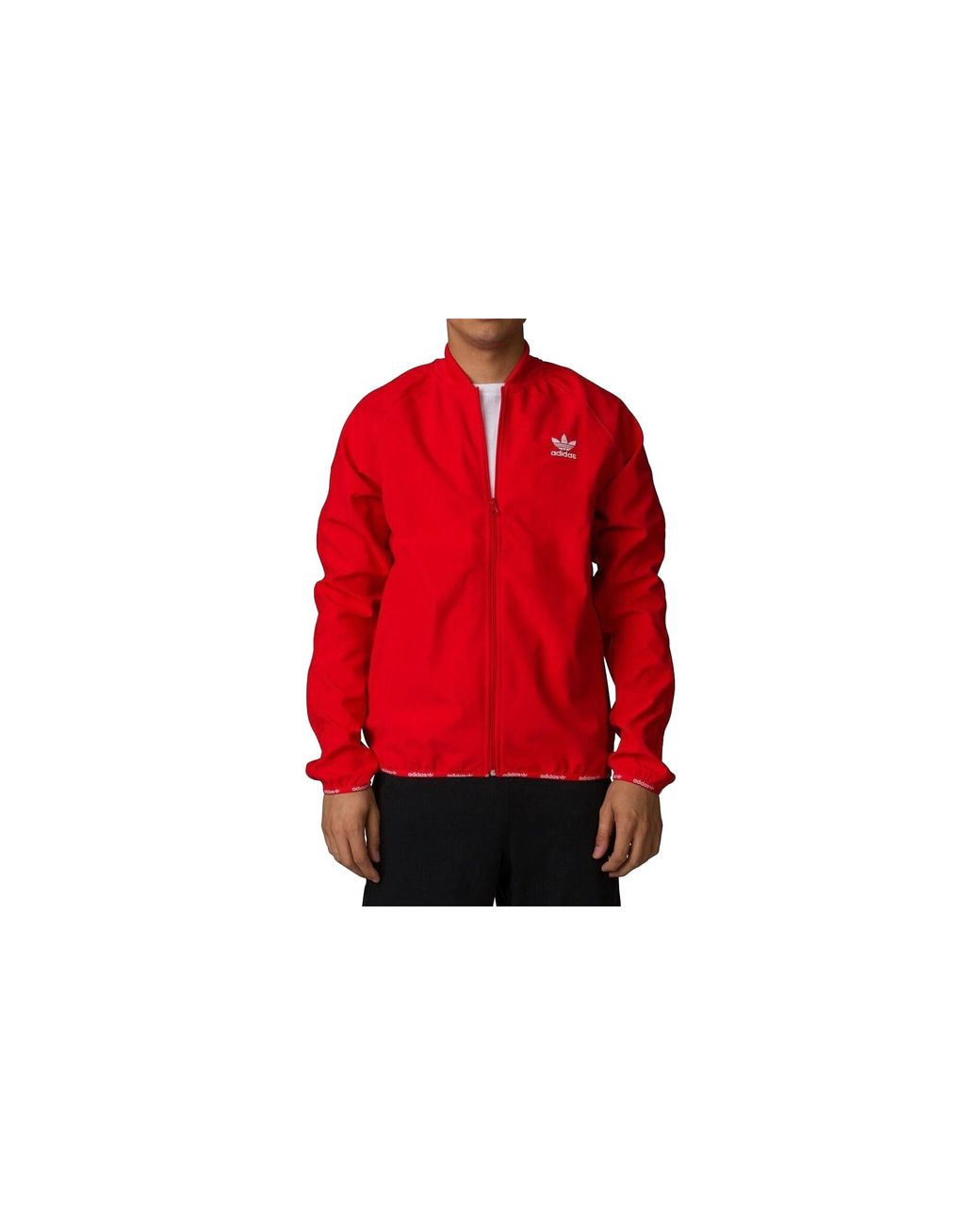 Adidas Red Superstar Track Top 2.0 "Vivid" Bq0768" for men