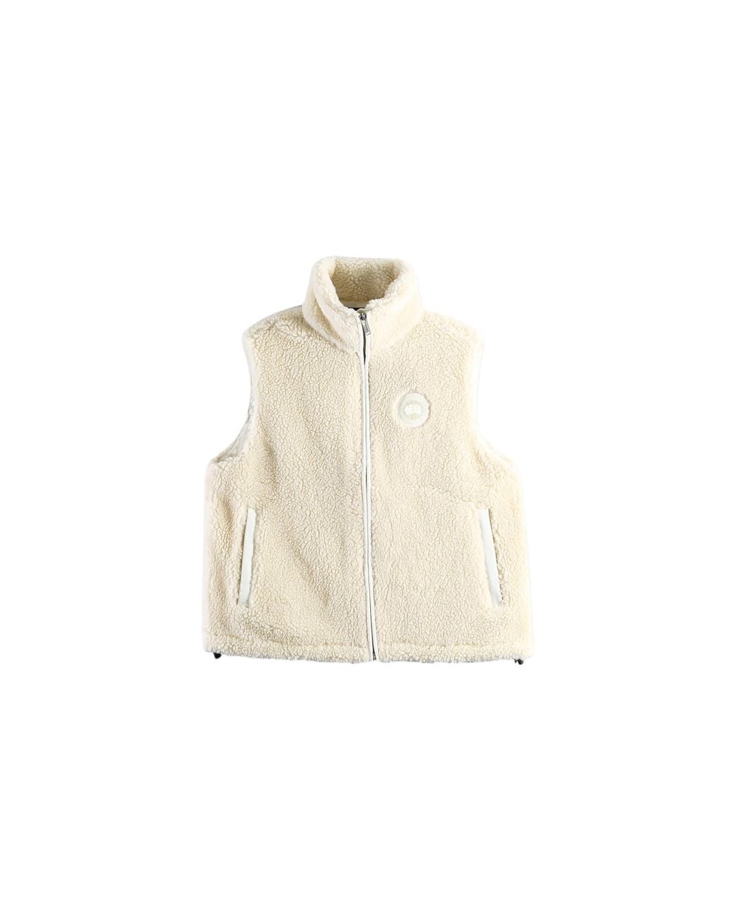 Canada Goose Black Soren Fleece Vest "Bone" 7234Wt 9224"