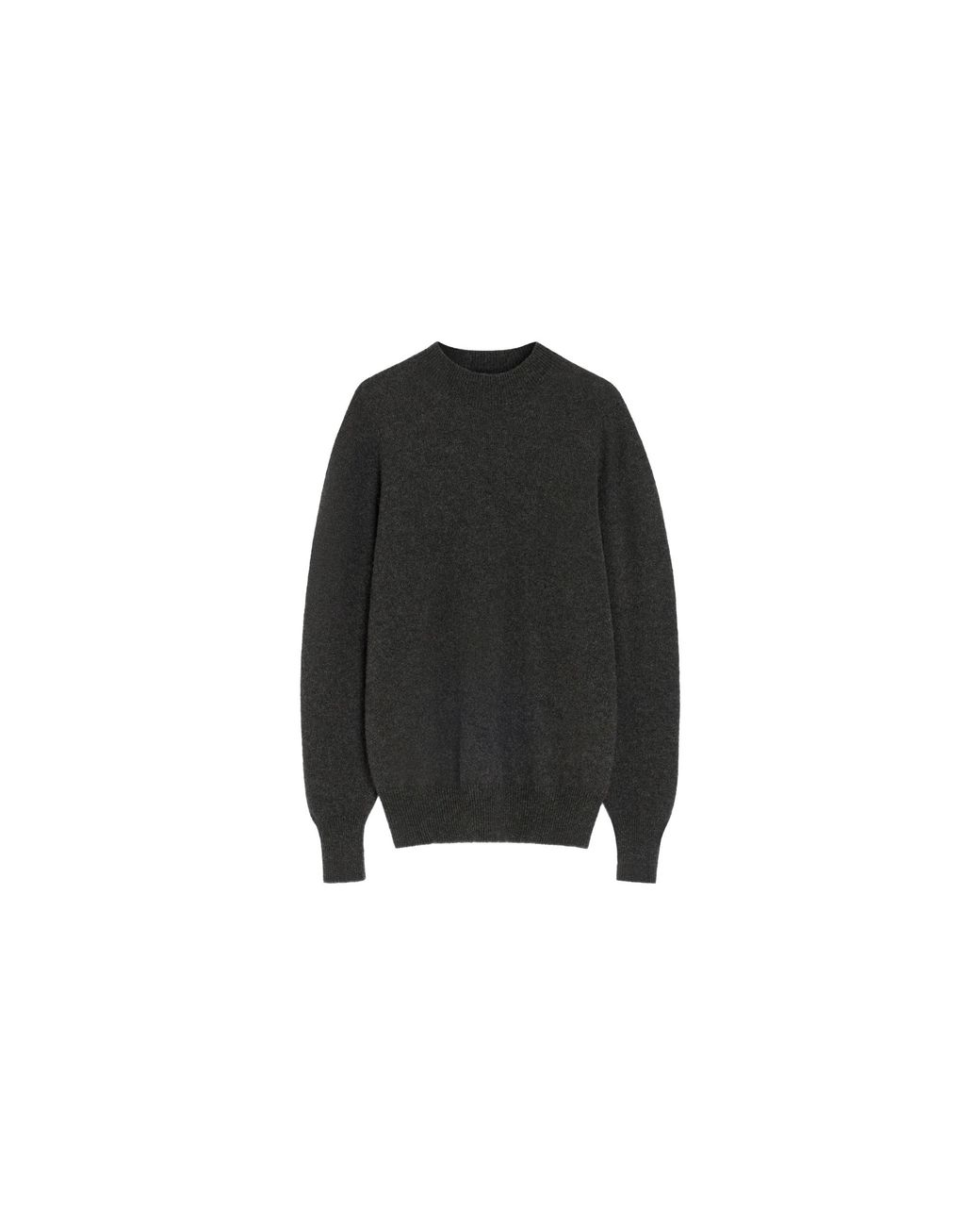 Lemaire Black Mock Neck Sweater "Mink" To1426 Lk1029 Br600"