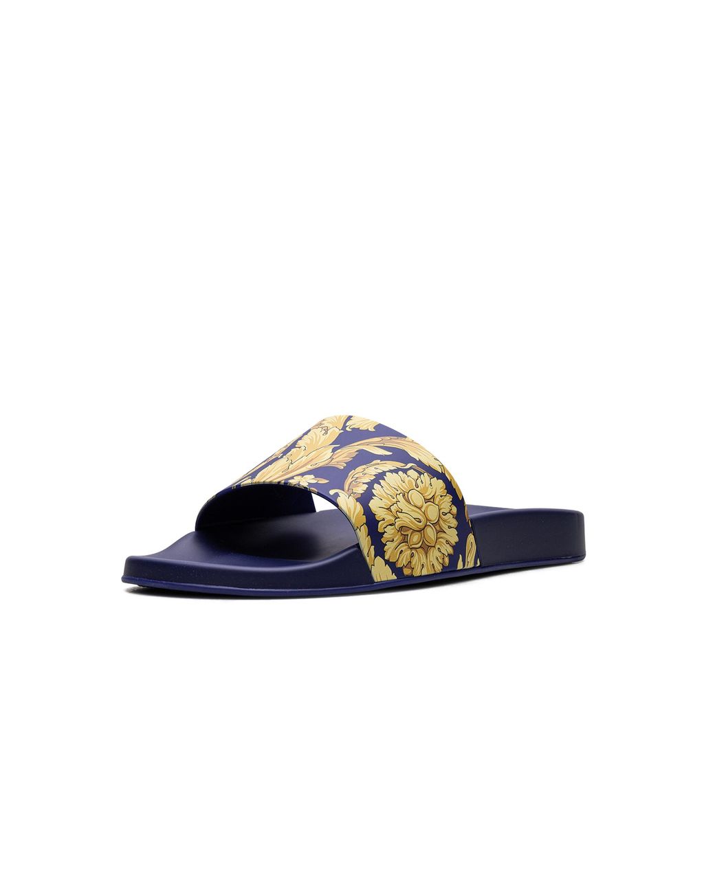 Versace Black Baroque Pool Slide Dsu6516 Dgohcg D7Po" for men