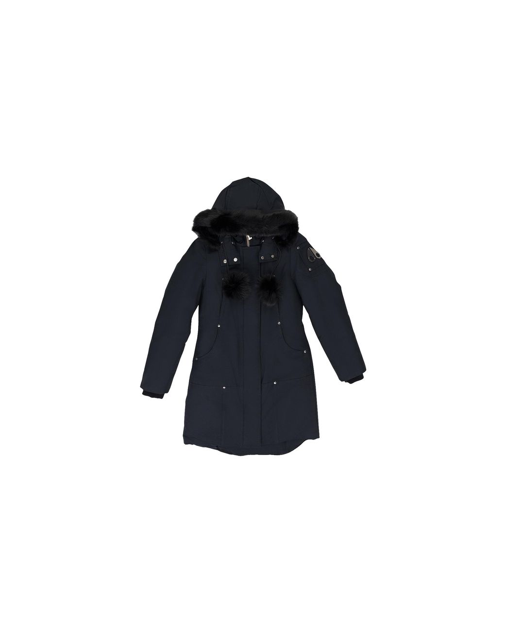 Moose Knuckles Black Stirling Parka Msk-Wotw-0034"
