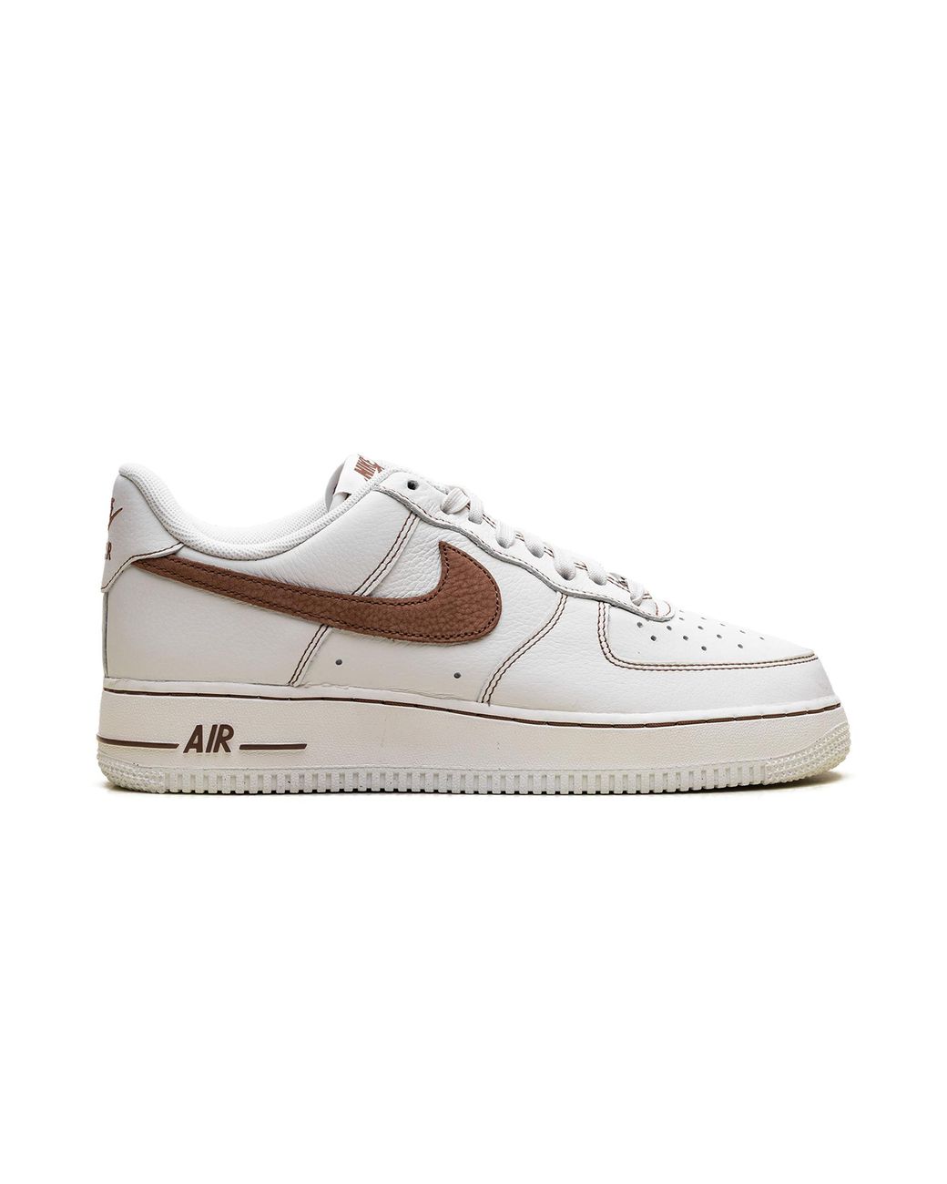 Nike Black Air Force 1 '07 Lv8 "Ivory Saddle Bro" Hq2037 101" for men