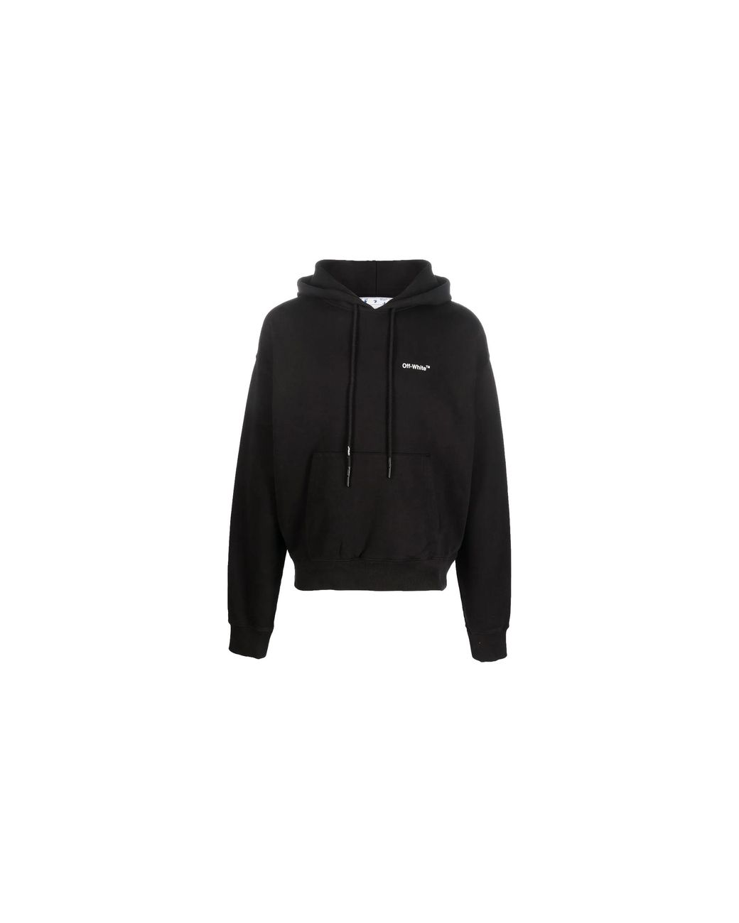 Off-White c/o Virgil Abloh Black Caravaggio Deposition Over Hoodie Ombb037C99Fle0101001" for men