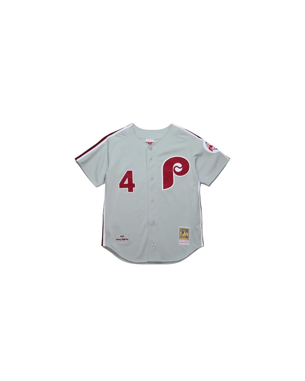 Mitchell & Ness Black Mlb Lenny Dykstra Jersey "1989 Philadelphia Phillies for men