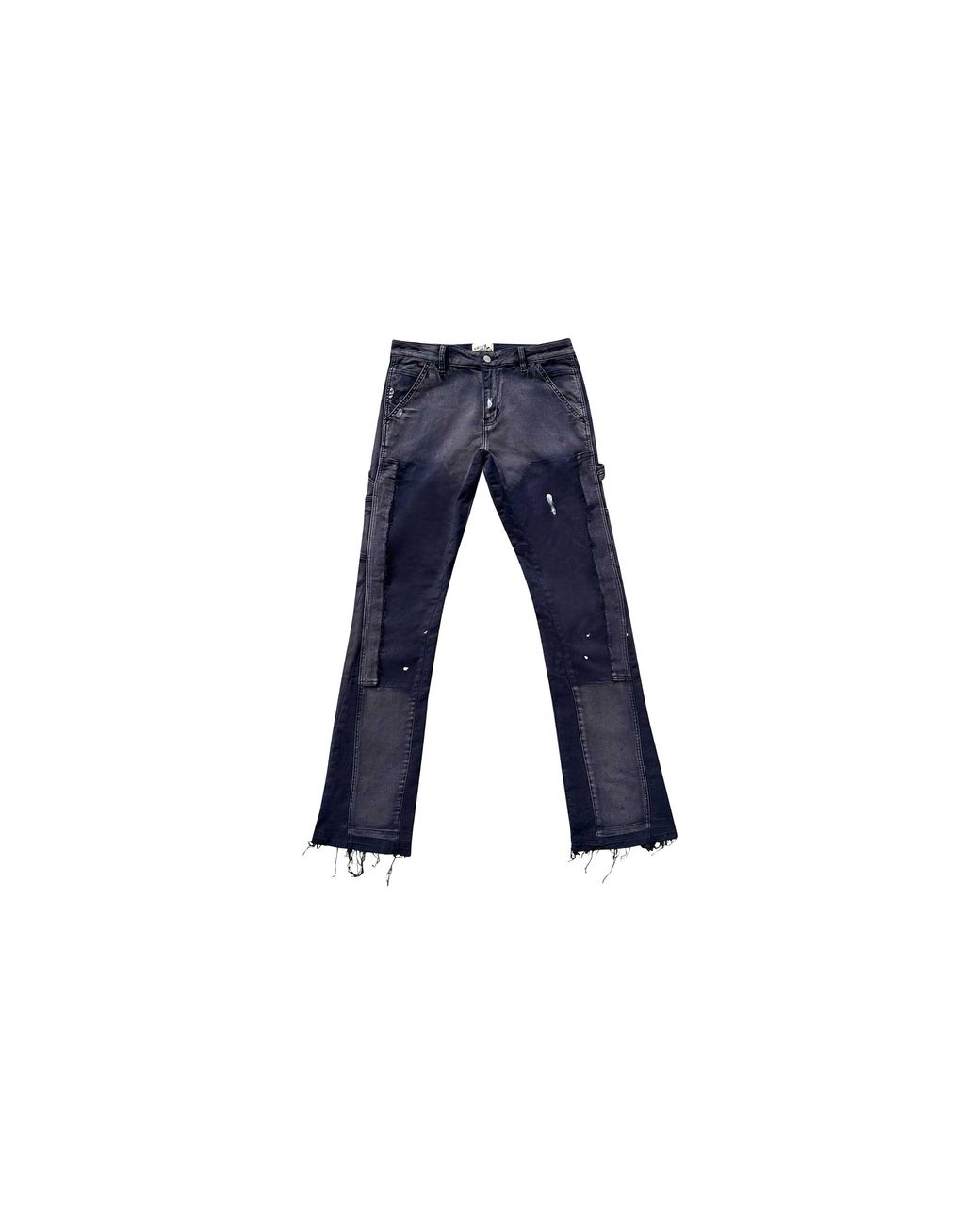 Triple Sevens Black Flared Denim Ts7132" for men