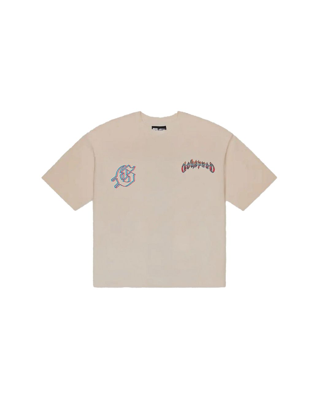 GODSPEED NEW YORK Black Natural Disaster T-Shirt "Bone" 53Lqv26J" for men