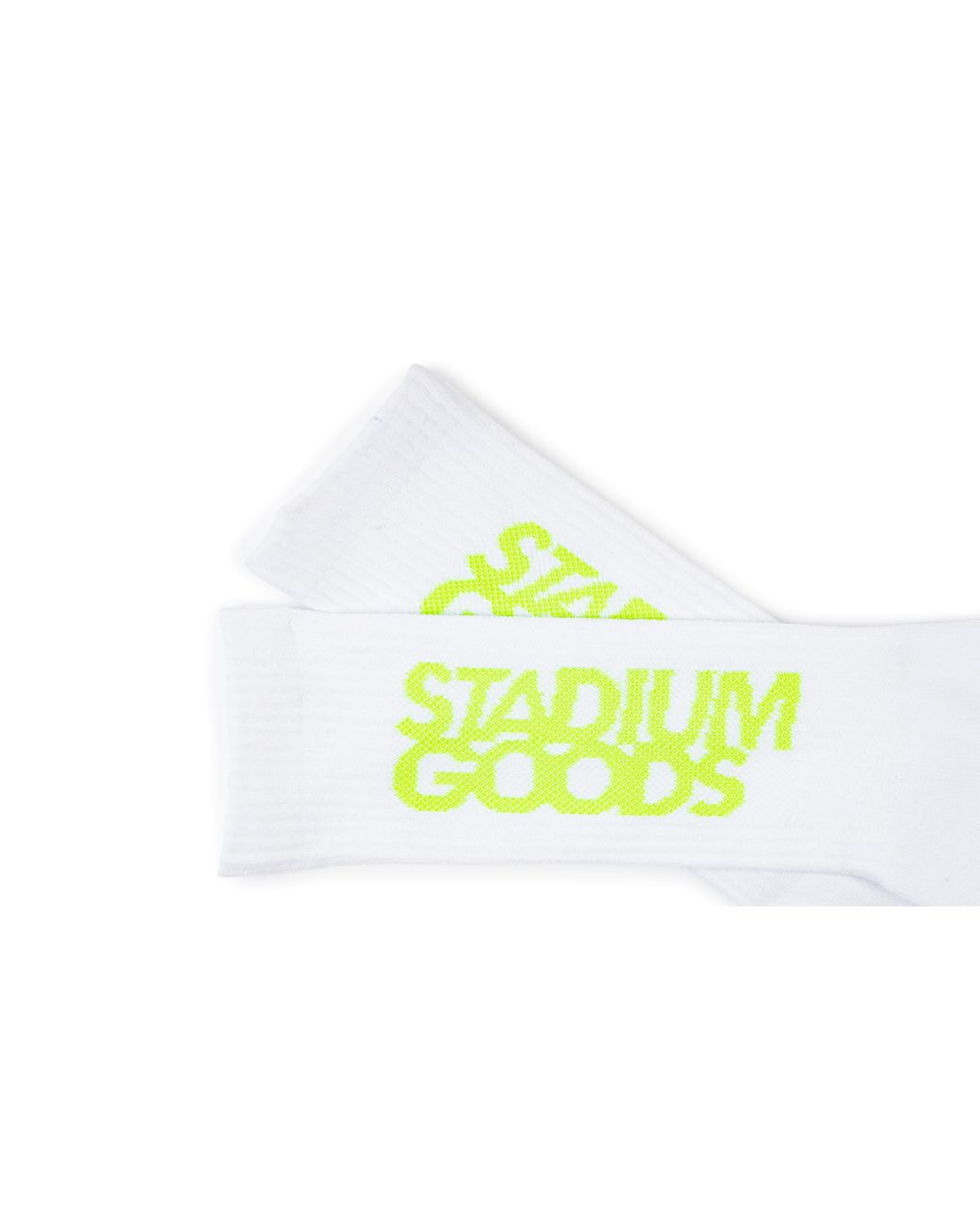 Stadium Goods Black Crew Socks "Glow for men