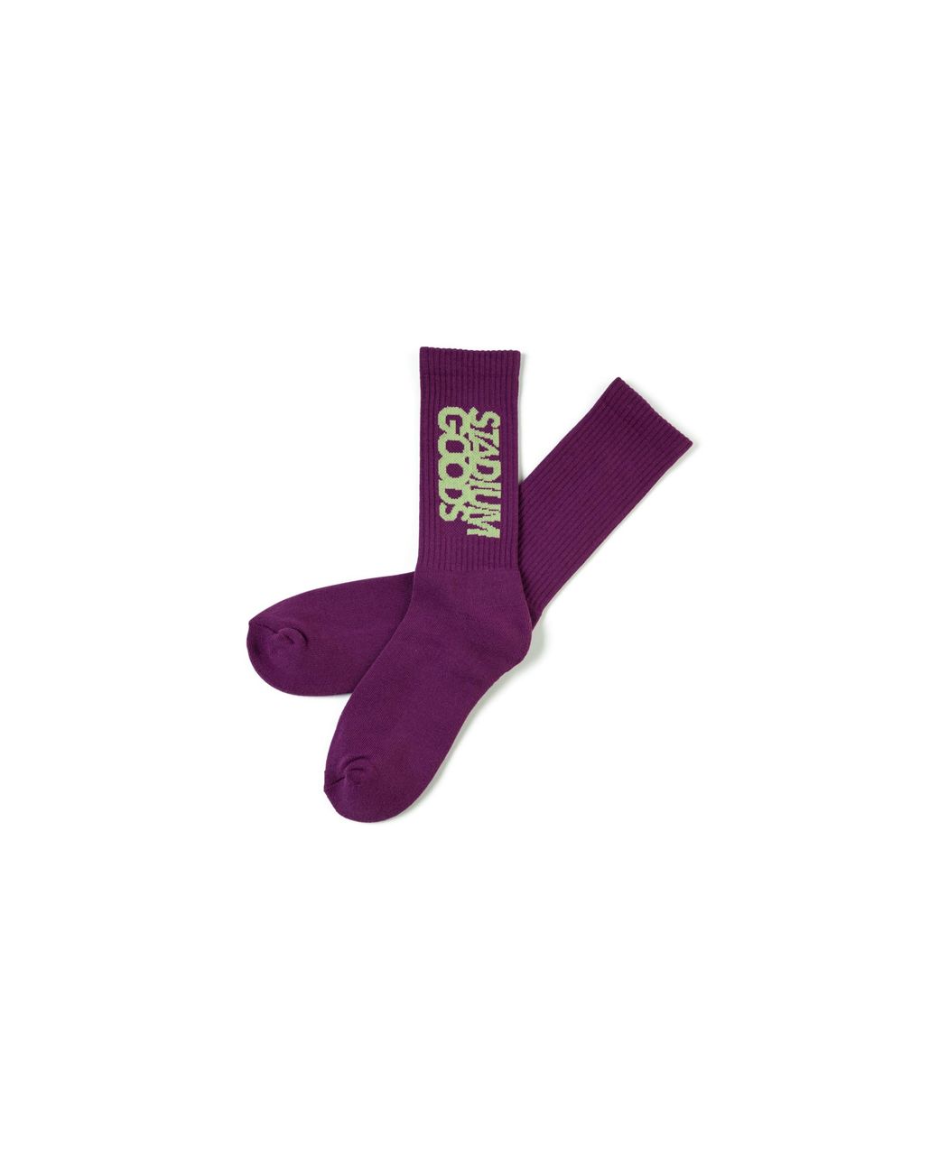 Stadium Goods Purple Crew Sock "Plum" Sgs0173" for men