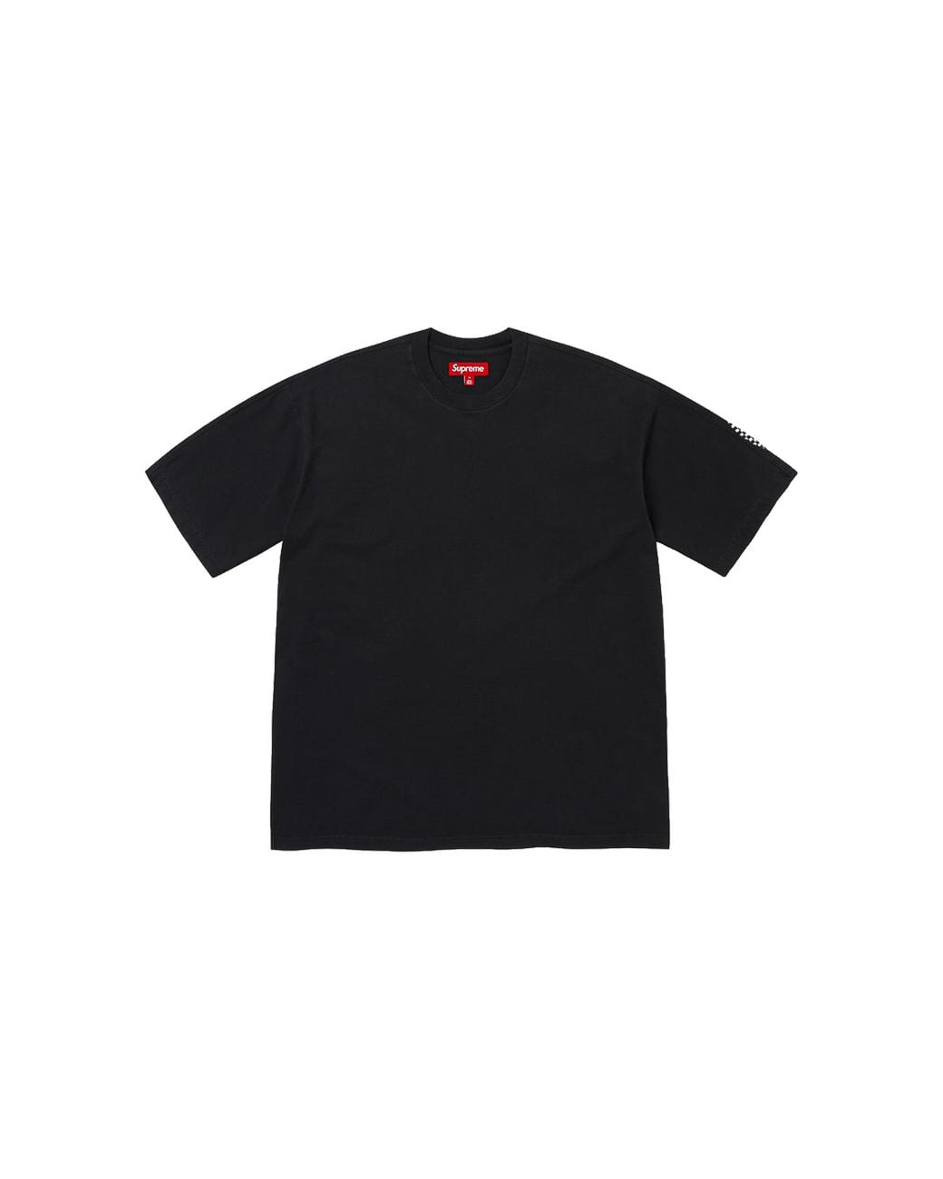 Supreme Black Checkerboard Intarsia S/S Top "Fw26