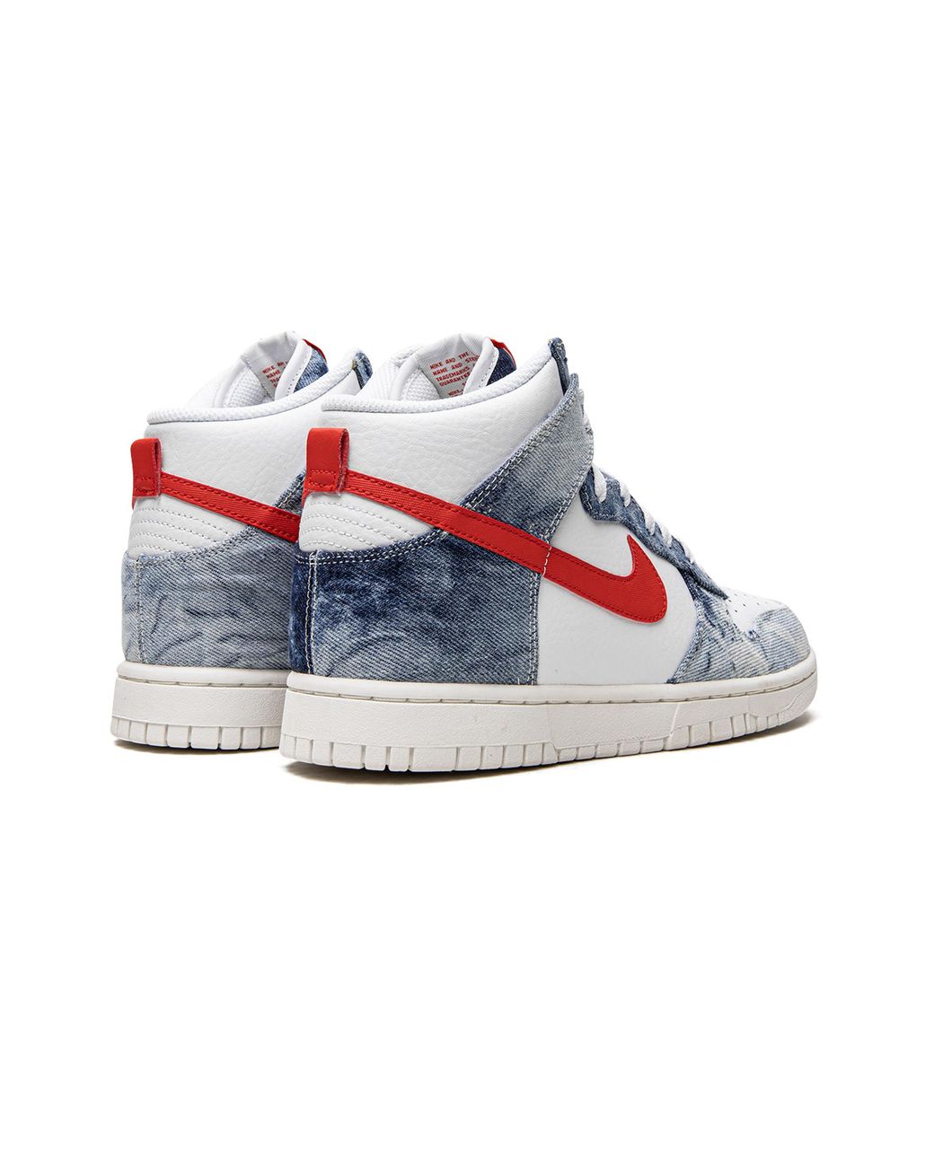 Nike Black Dunk High "Washed Denim" Dv2181 900"