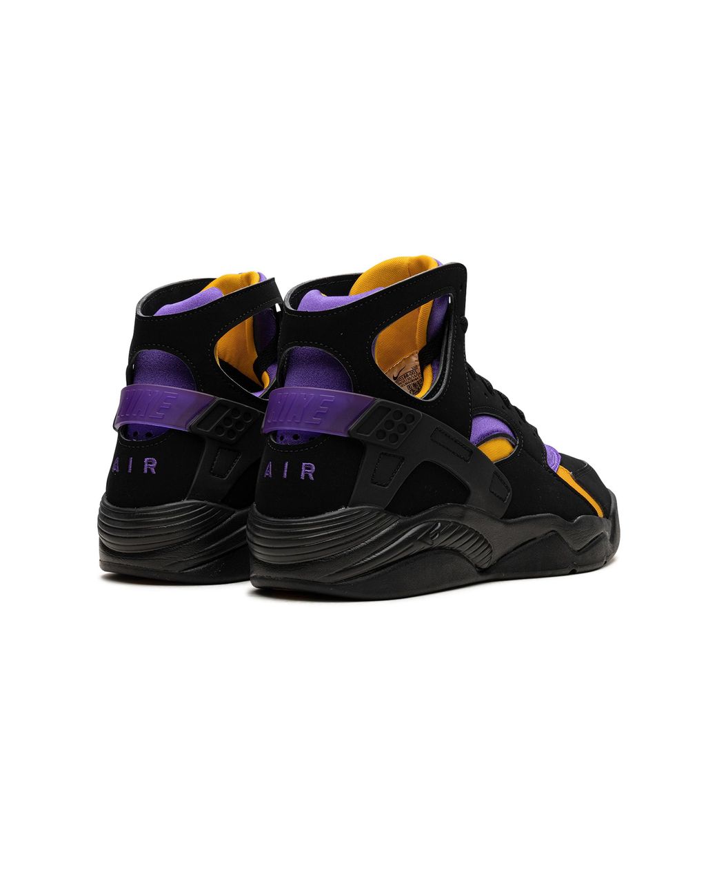 Nike Black Air Flight Huarache "Lakers Away" Fd0188 001" for men