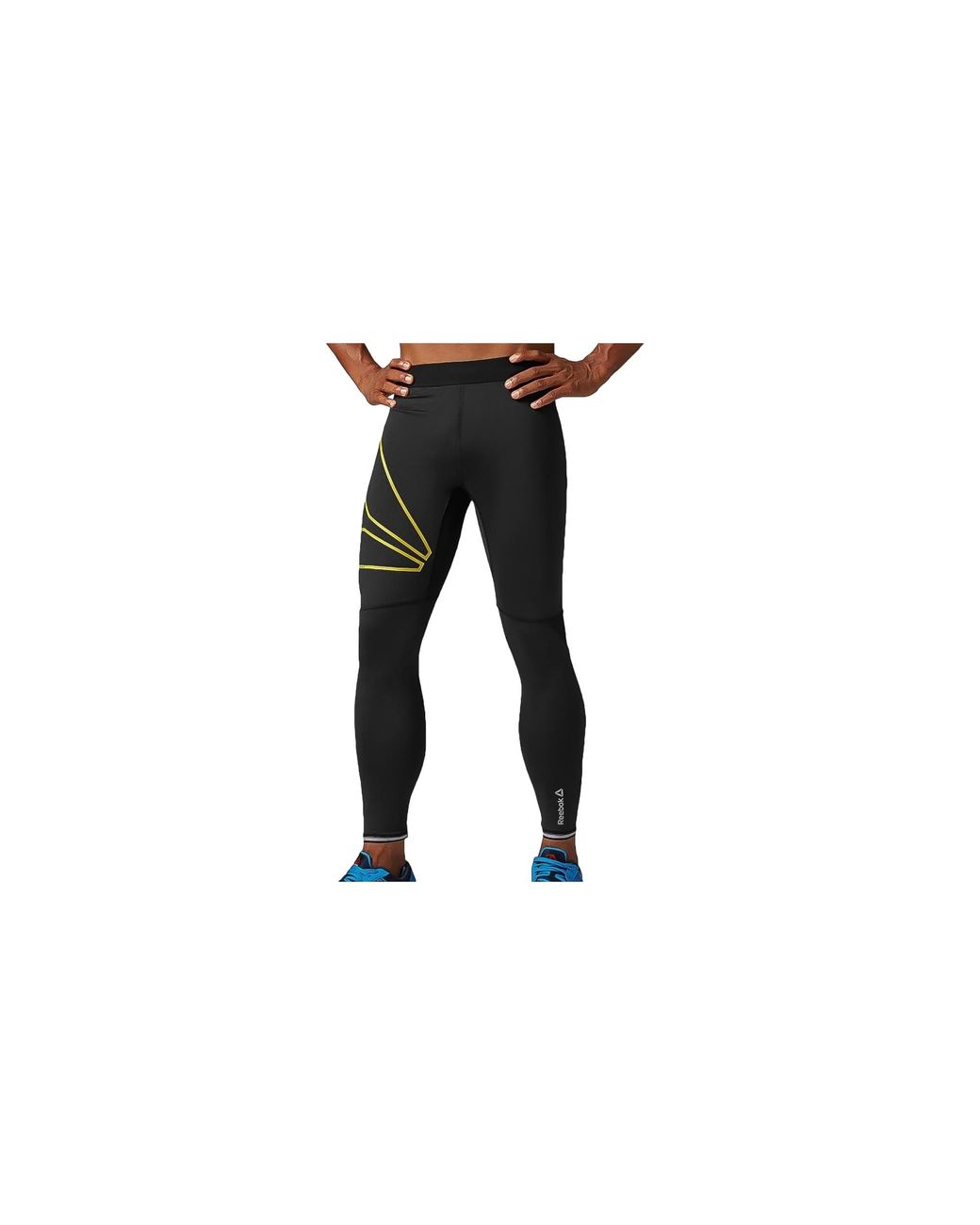 Reebok Black One Series Running Tights B85431" for men