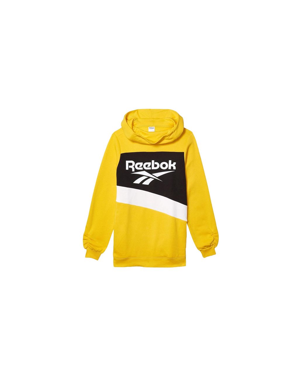 Reebok Yellow Classics Vector Hooded Dress "Toxic" Eb5142"