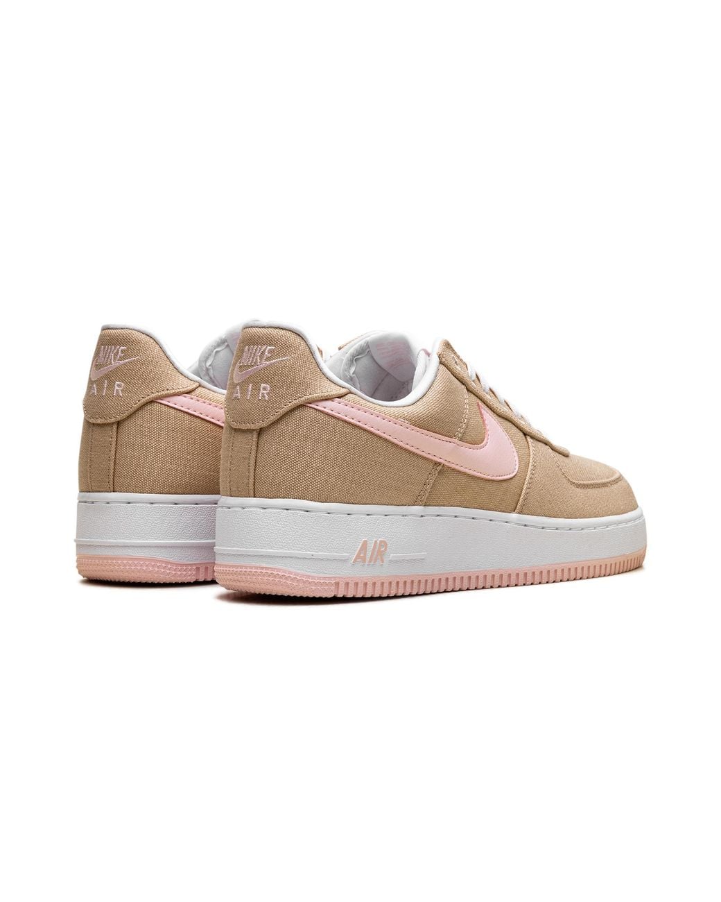Nike Black Air Force 1 Low "Linen Canvas" Hv2021 200" for men