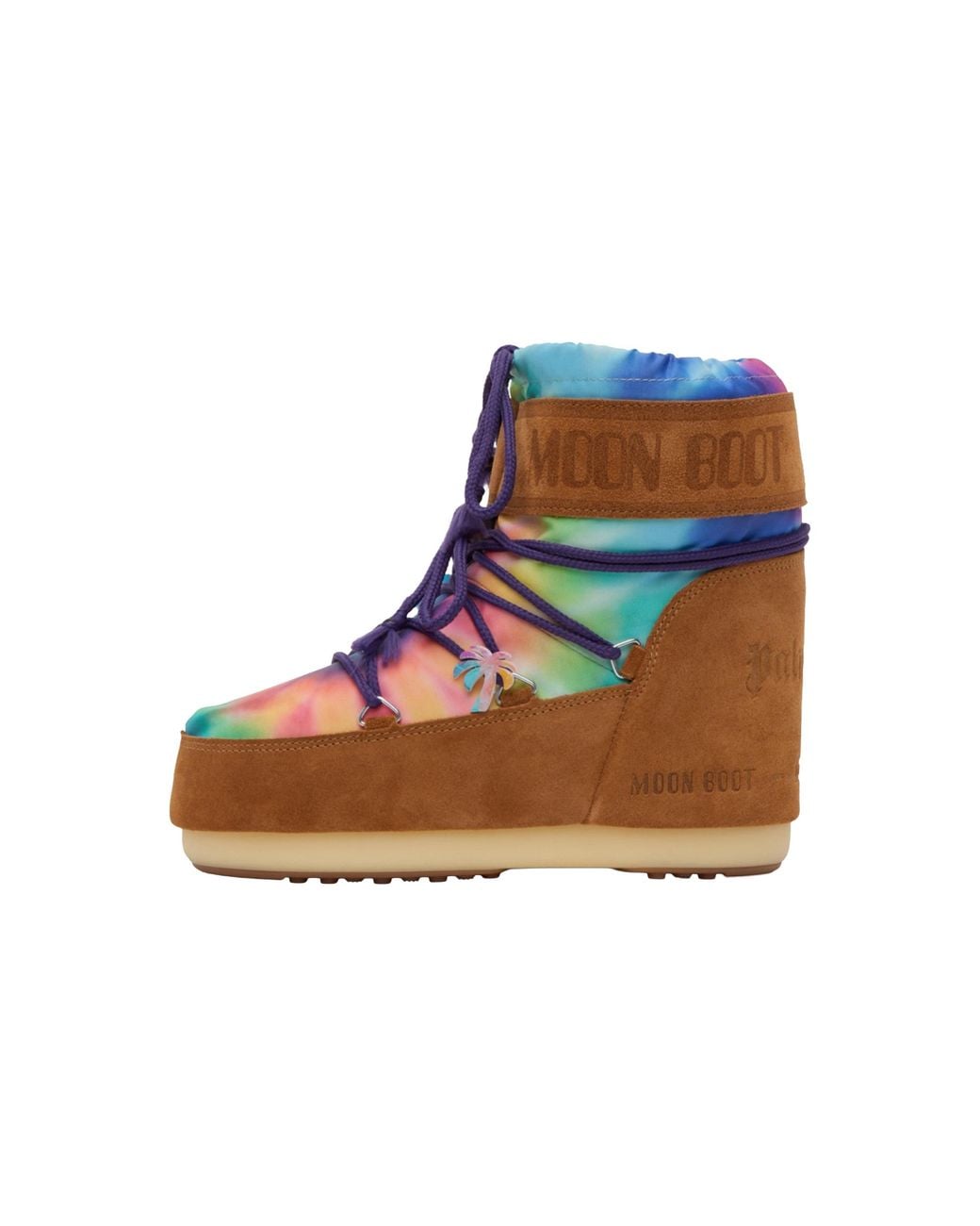 Palm Angels Black Moon Boot Icon Boots "Tie-Dye" Pmie011S23Fab001 6084" for men
