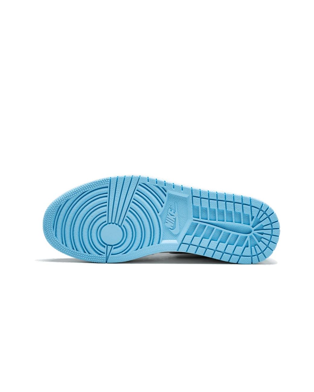 Nike Blue Air 1 High Og "Unc Patent Leather" Sneakers