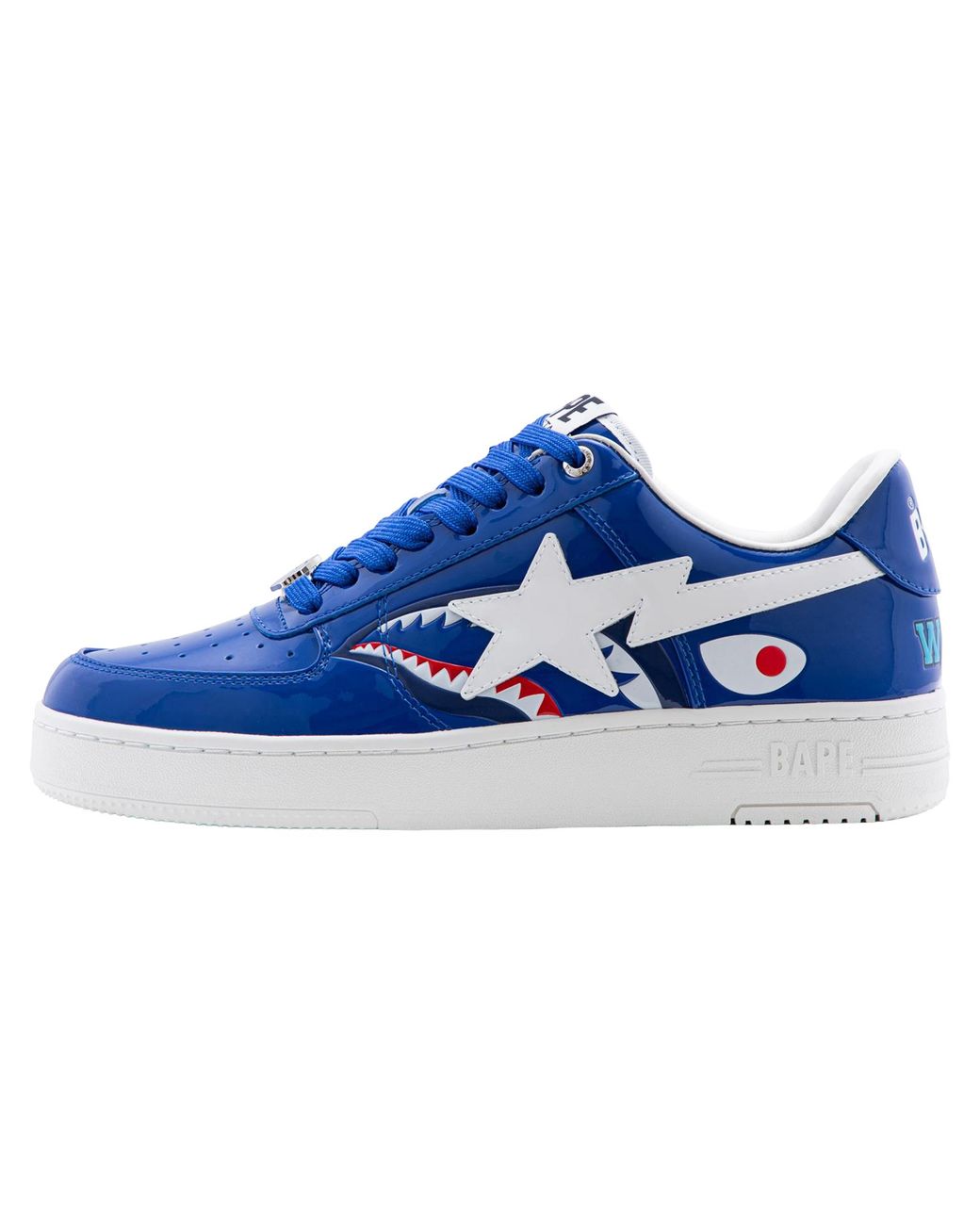 A Bathing Ape Blue Sta #3 "Shark" 1M30 191 303" for men