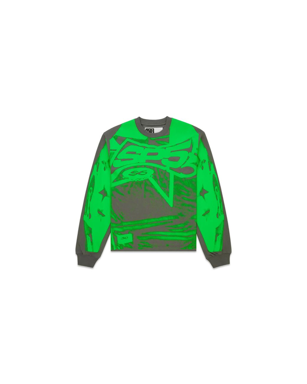 Sp5der Green Winners Ls T-Shirt "Slat" 223" for men