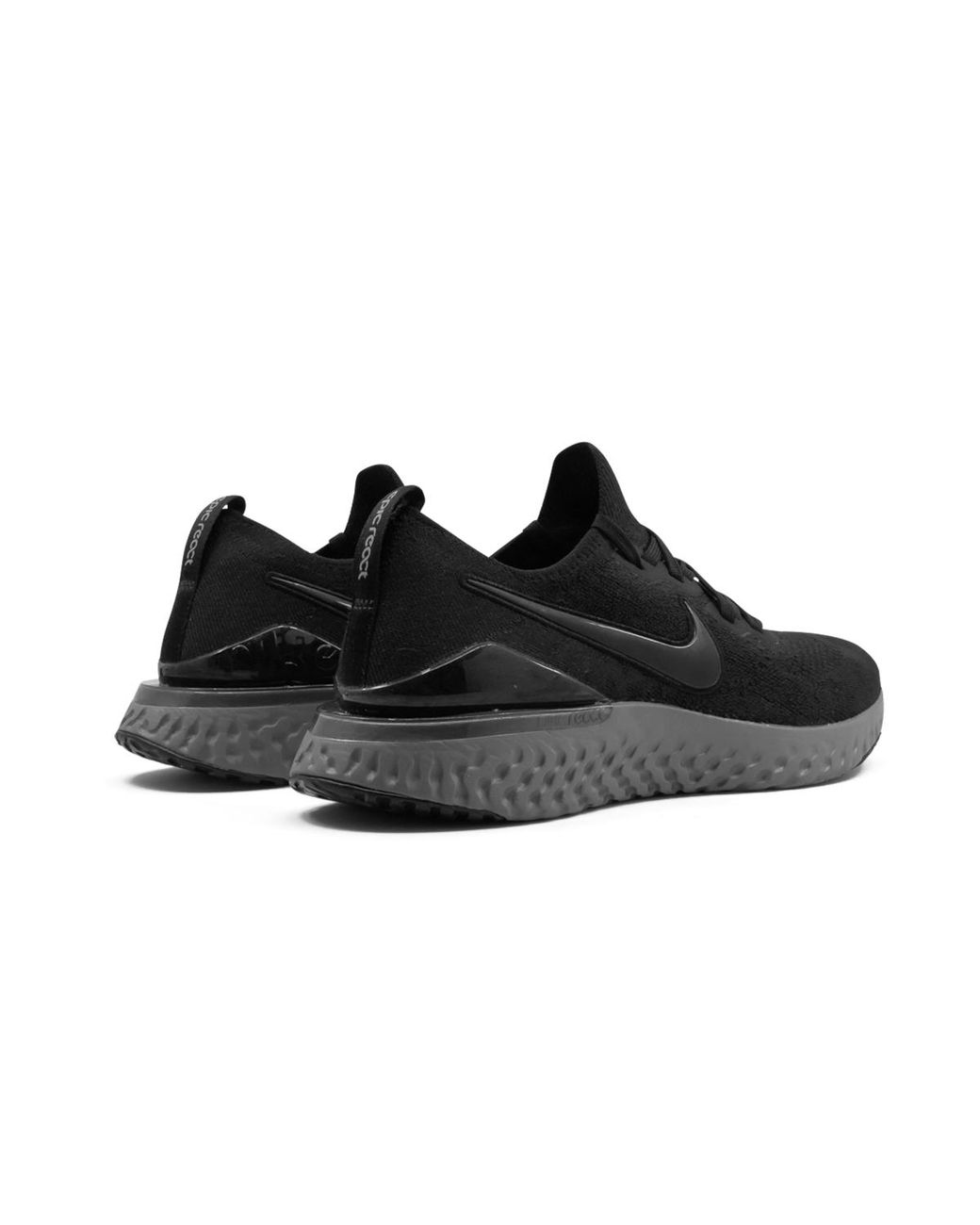 Nike Black Epic React Flyknit 2 Bq8928 001" for men