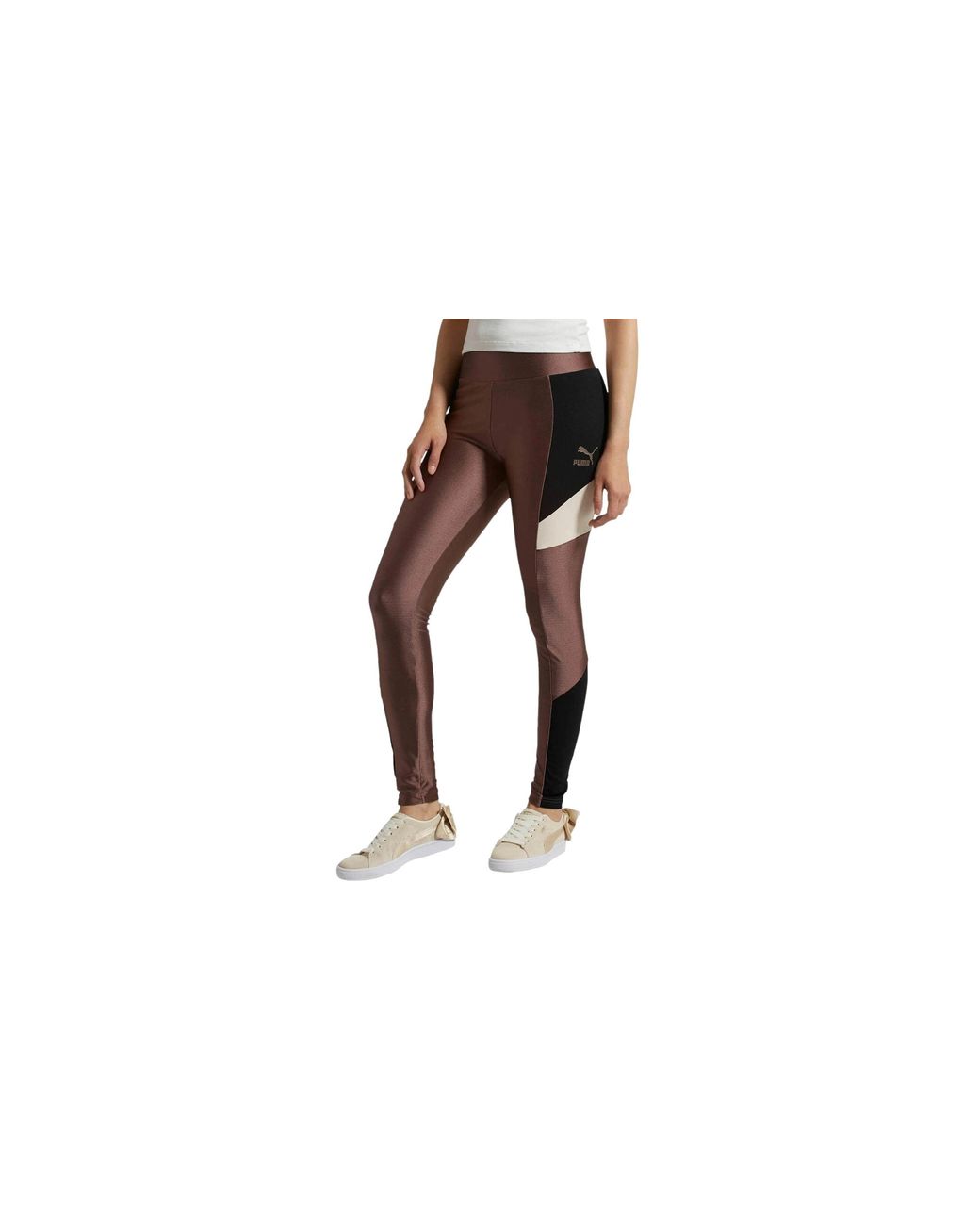 PUMA Black Retro Leggings "Peppercorn" 576936 98"
