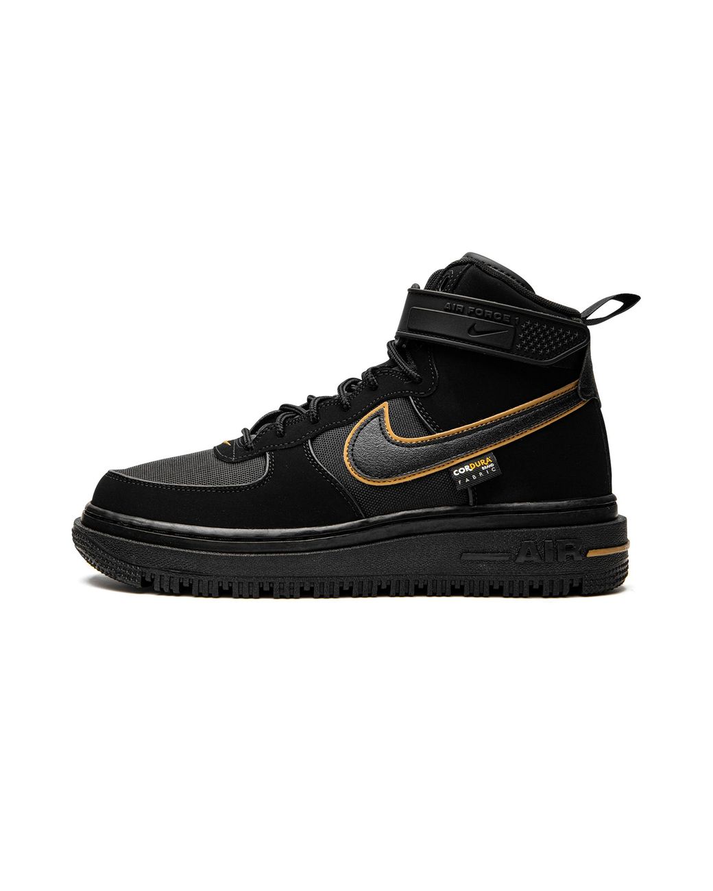 Nike Black Air Force 1 Boot Cordura Do6702 001" for men