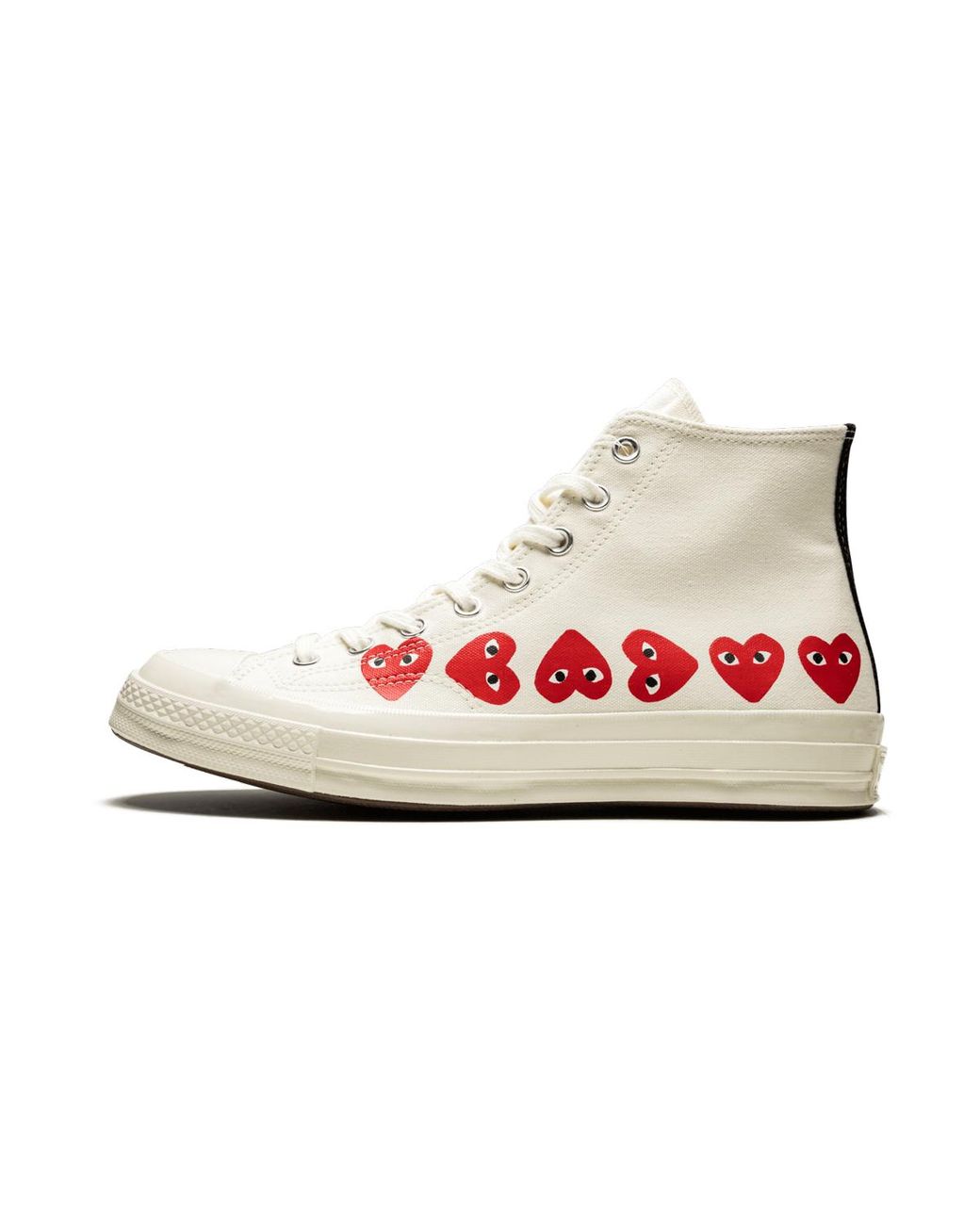 Converse Black Chuck 70 Hi "Comme Des Garçons Play Multi Hearts" 162972C" for men