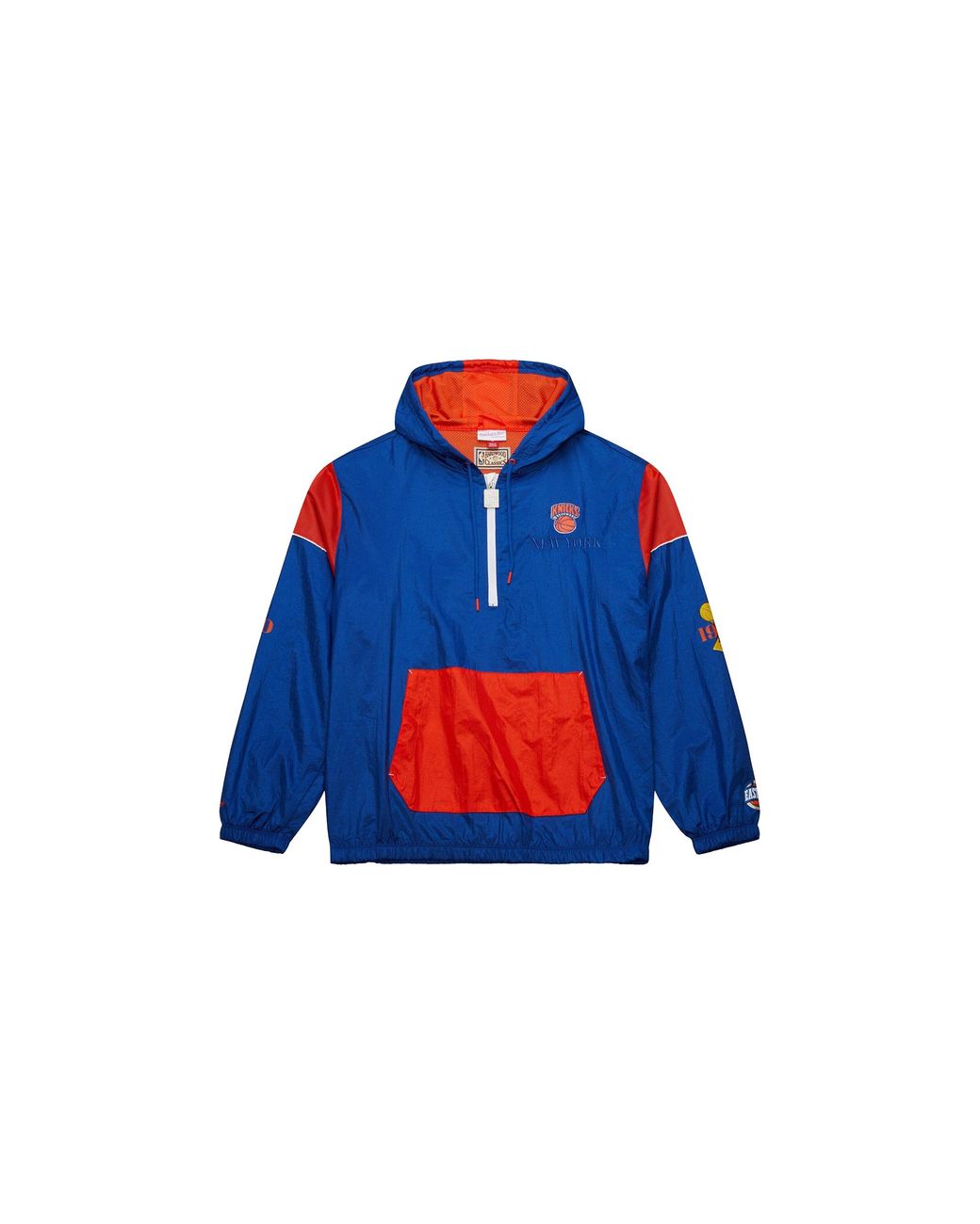 Mitchell & Ness Blue Team Og 3.0 Anorak Vintage Logo "Nba Knicks" Jk8084 Nykroya" for men