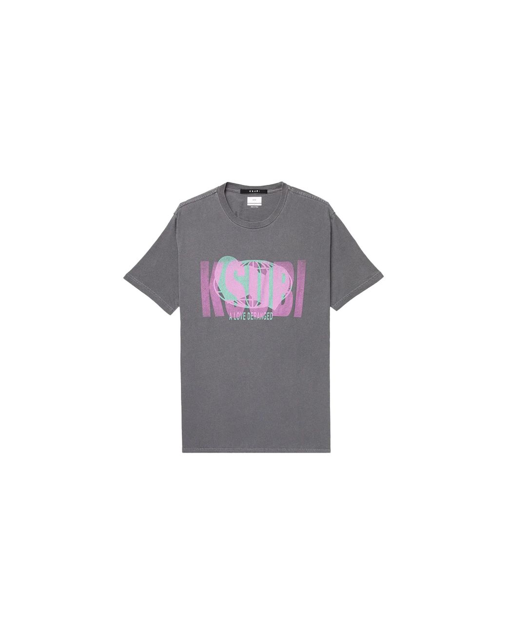 Ksubi Black Short-Sleeve T-Shirt "Deranced Kash" 5000007158" for men