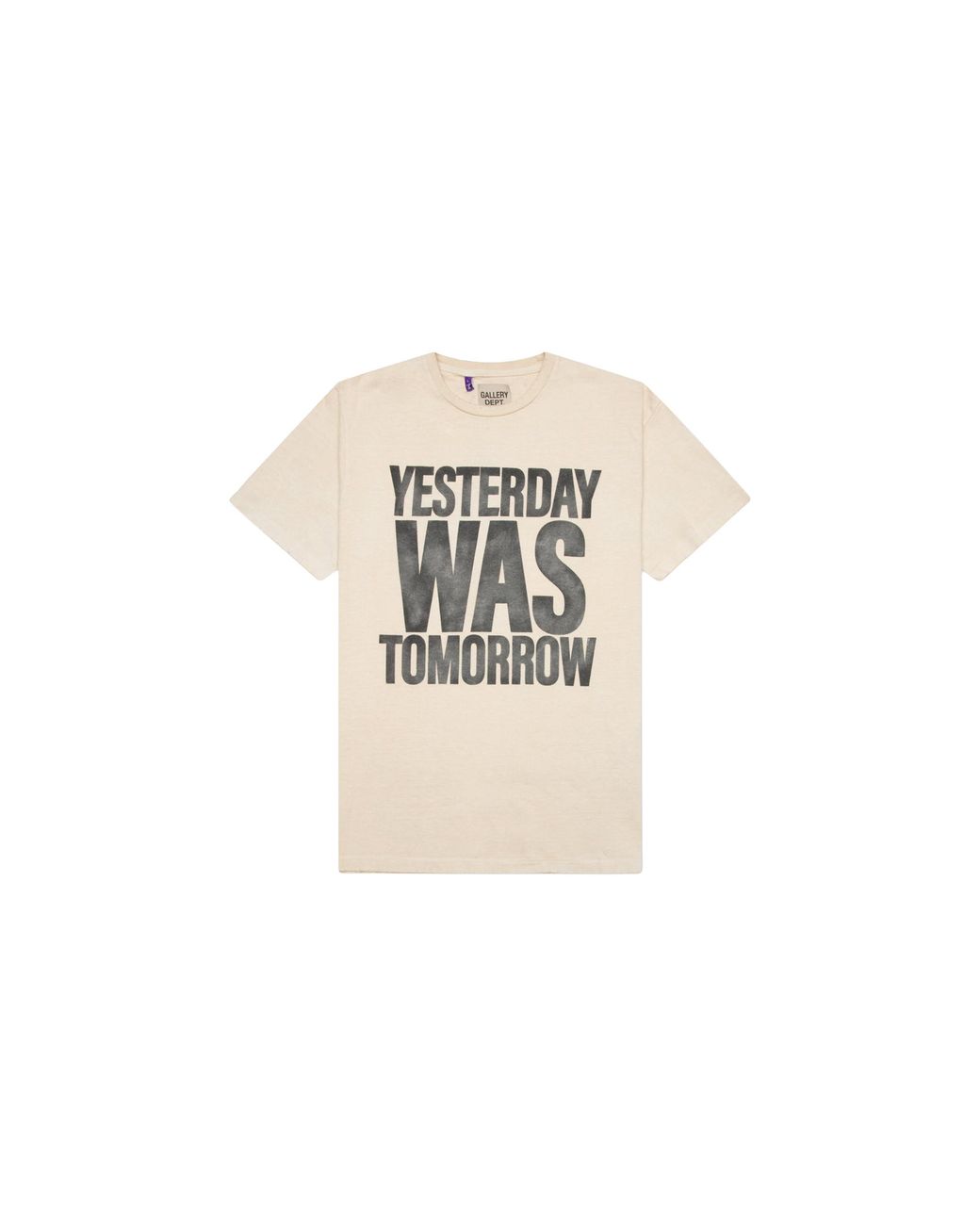GALLERY DEPT. Black Today T-Shirt Archival Gd083" for men