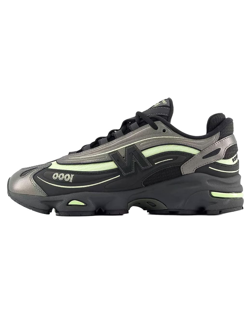 New Balance Black 1000 Metallic Dry Lime" U10008Wz" for men
