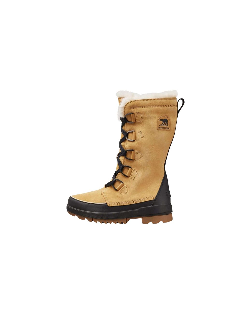 Sorel Black Tivoli Iv Tall Boots "Curry" Nl3426 343"