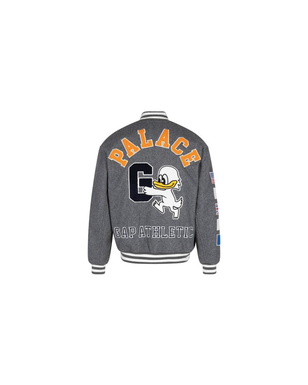 Palace Black Varsity Jacket X Gap for men