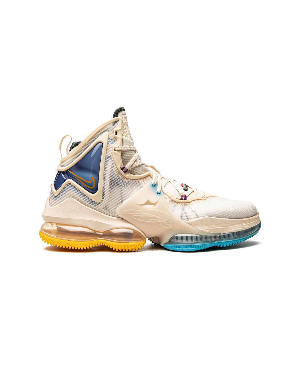 Nike Black Lebron 19 "Minneapolis Lakers" Dc9339 200" for men
