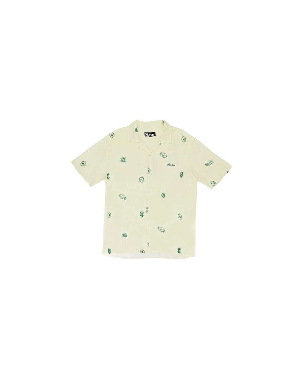 Sinclair Black Legal Tender Vacation Casual Button-Down Shirt "Ivory" Legal Tender Vacation Shirt Natural" for men