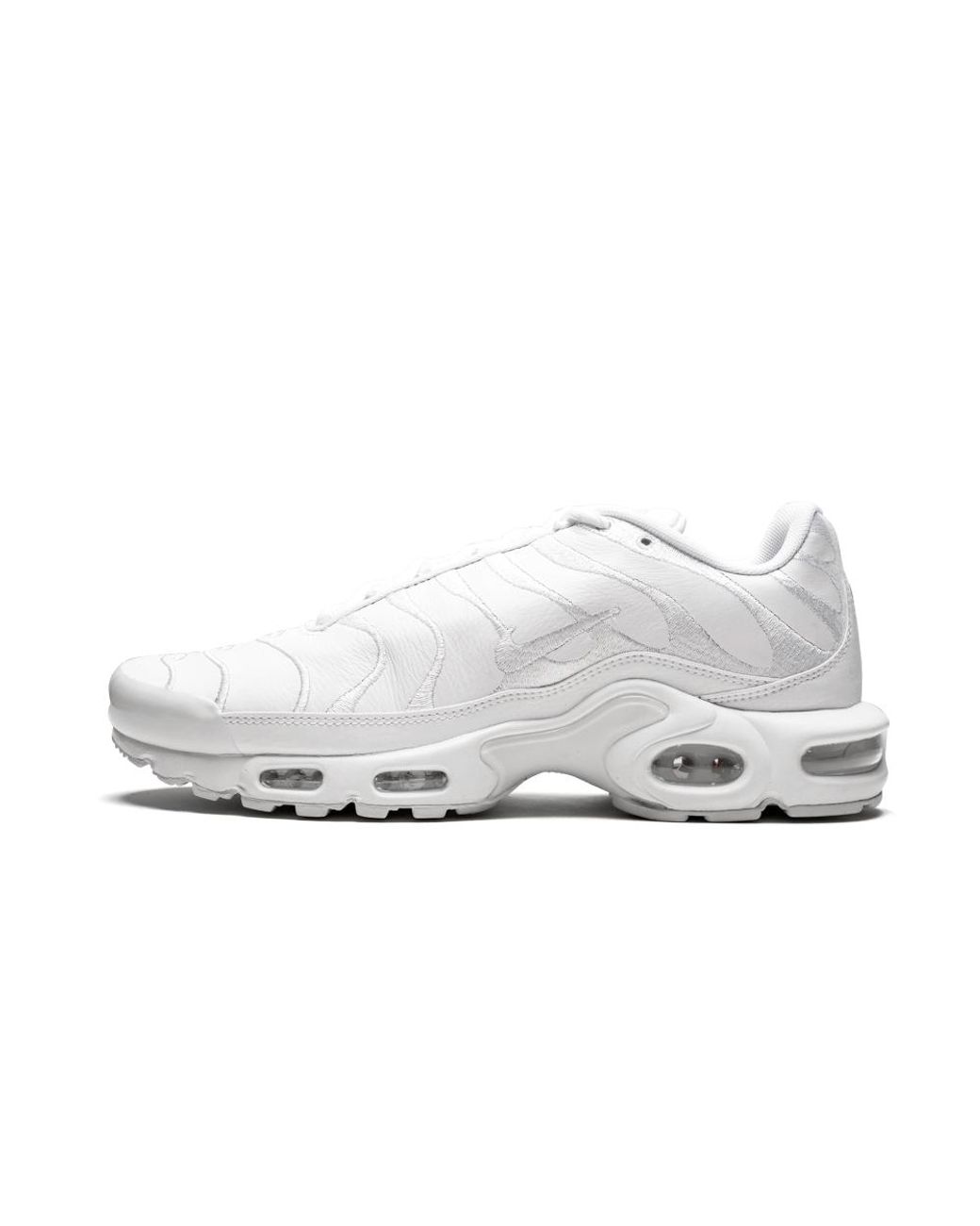 Nike Leather Air Max Plus - Running Shoes in White for Men | Lyst