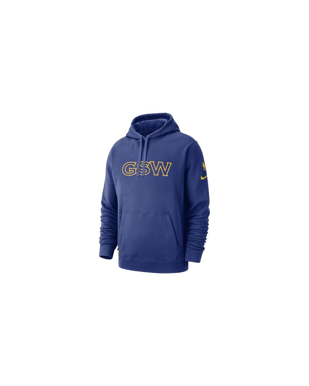 Nike Blue Nba Golden State Warriors Courtside Hoodie "Rush" Aj2849 495" for men