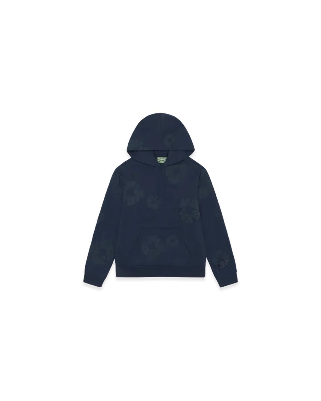 DENIM TEARS Blue Mono Cotton Wreath Hoodie Dt625" for men