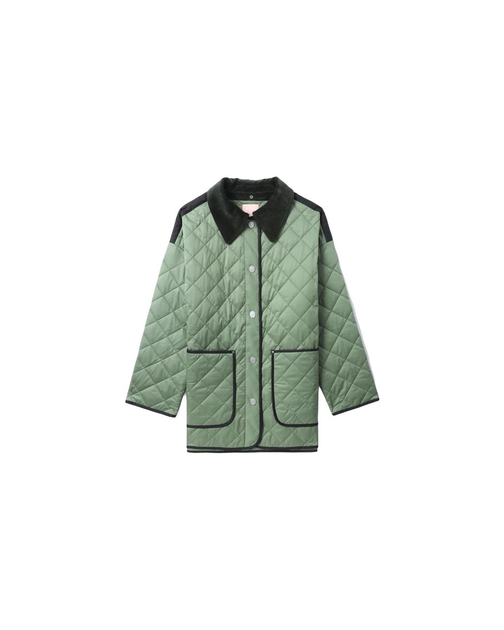 A Bathing Ape Green Quilted Trucker Jacket Bpyjkjk7216Xj"