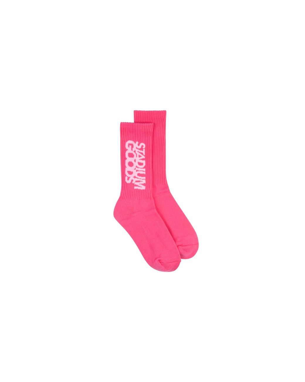 Stadium Goods Black Crew Sock "Bubblegum" Sgs0428"